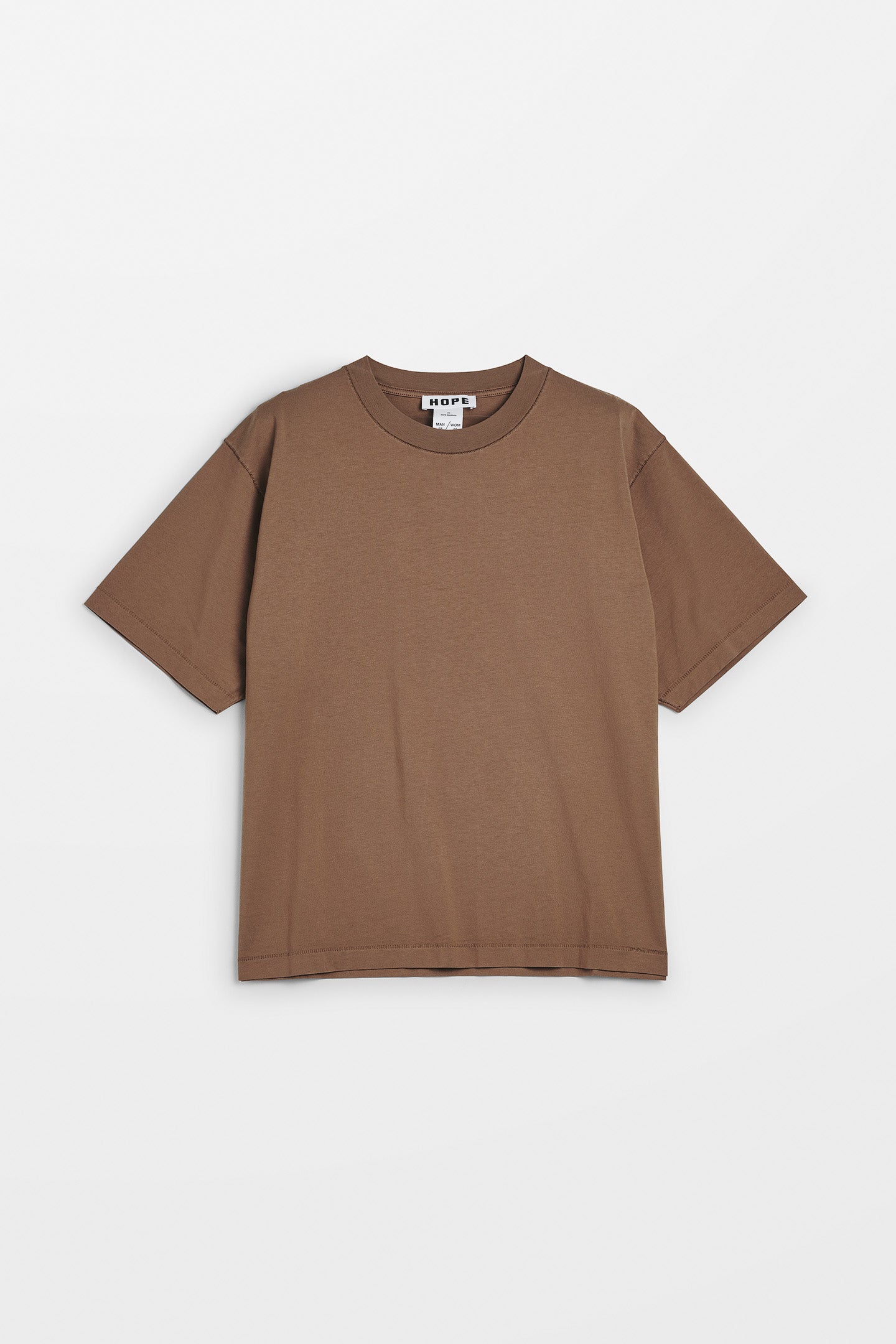 Boxy Tee in Deep Taupe – HOPE STHLM
