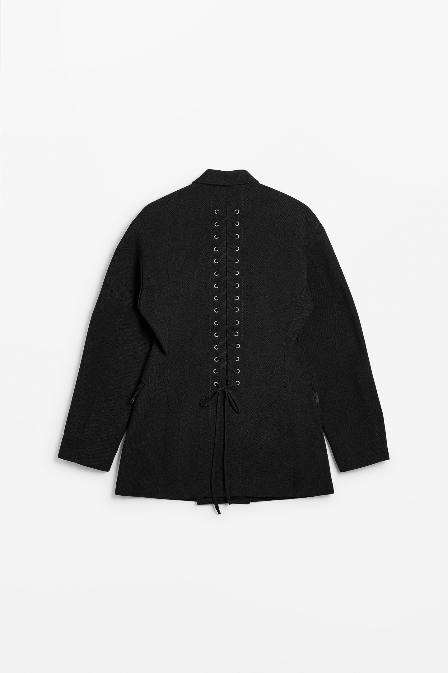 Laced Blazer in Dark Grey Melange – HOPE STHLM