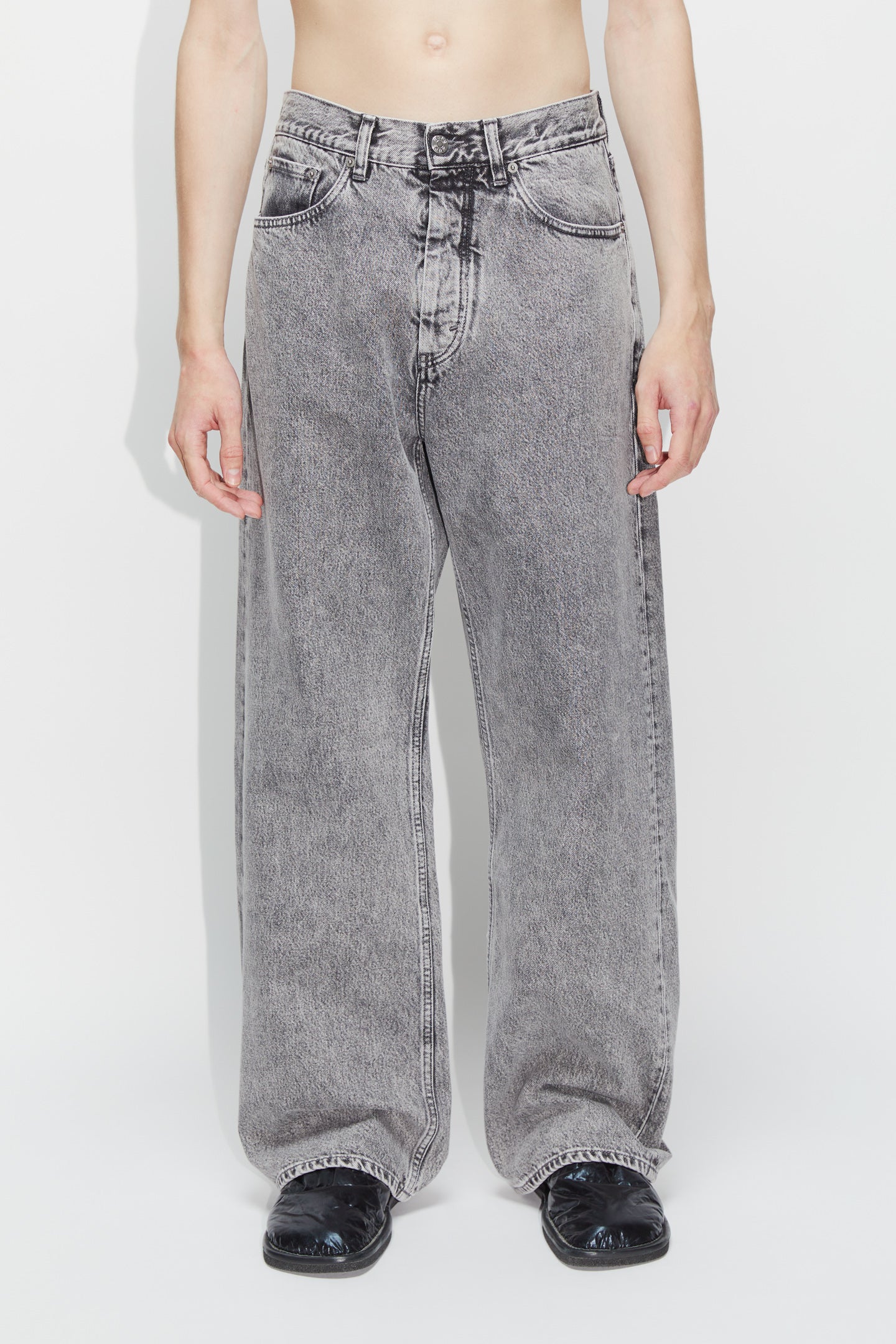 Loose-fit Jeans Criss Jeans in Mid Grey Stone – HOPE STHLM