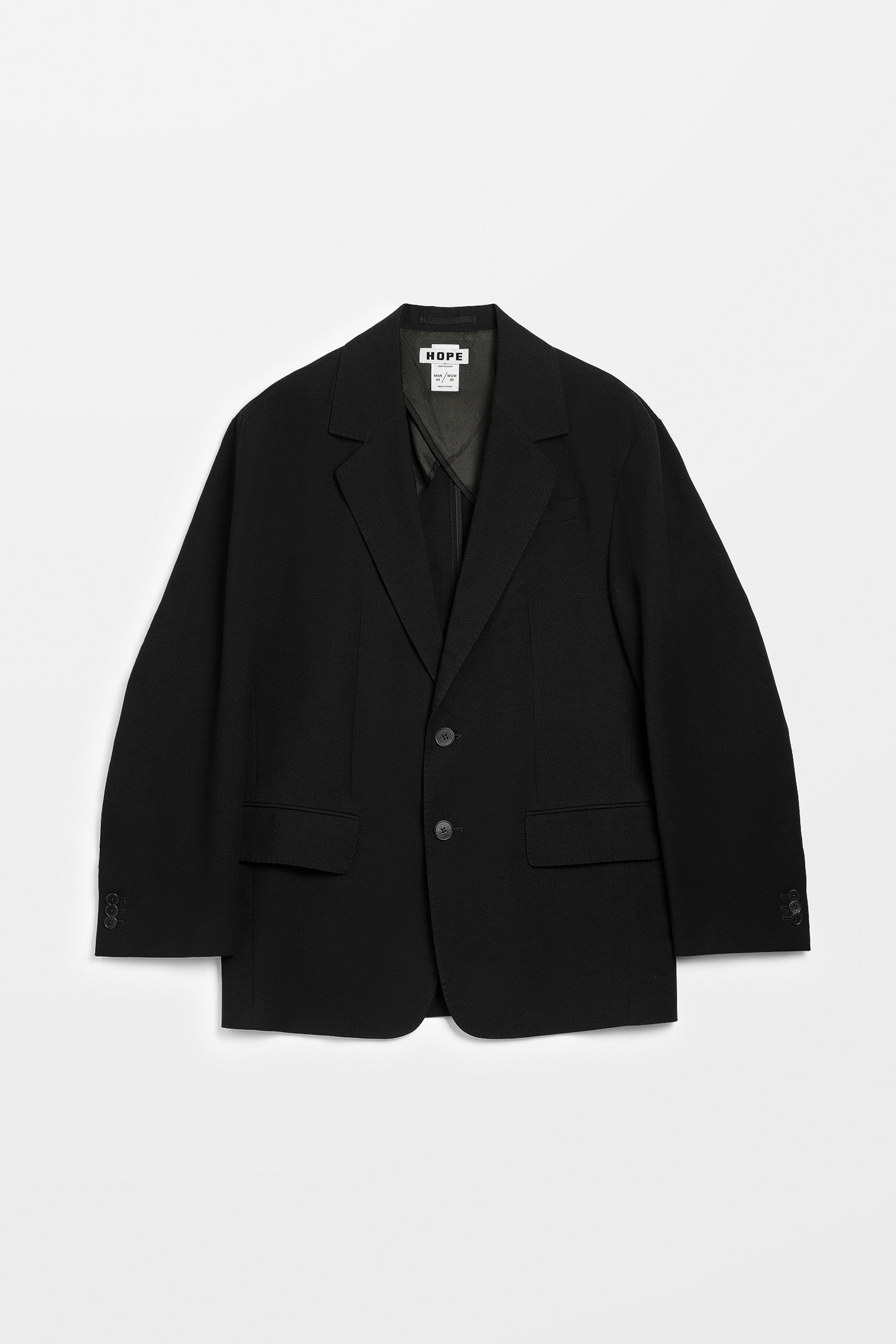 美品 HOPE Stockholm Shot Blazer Oversized Blazer - Tricky Blazer in Soft Black – HOPE STHLM
