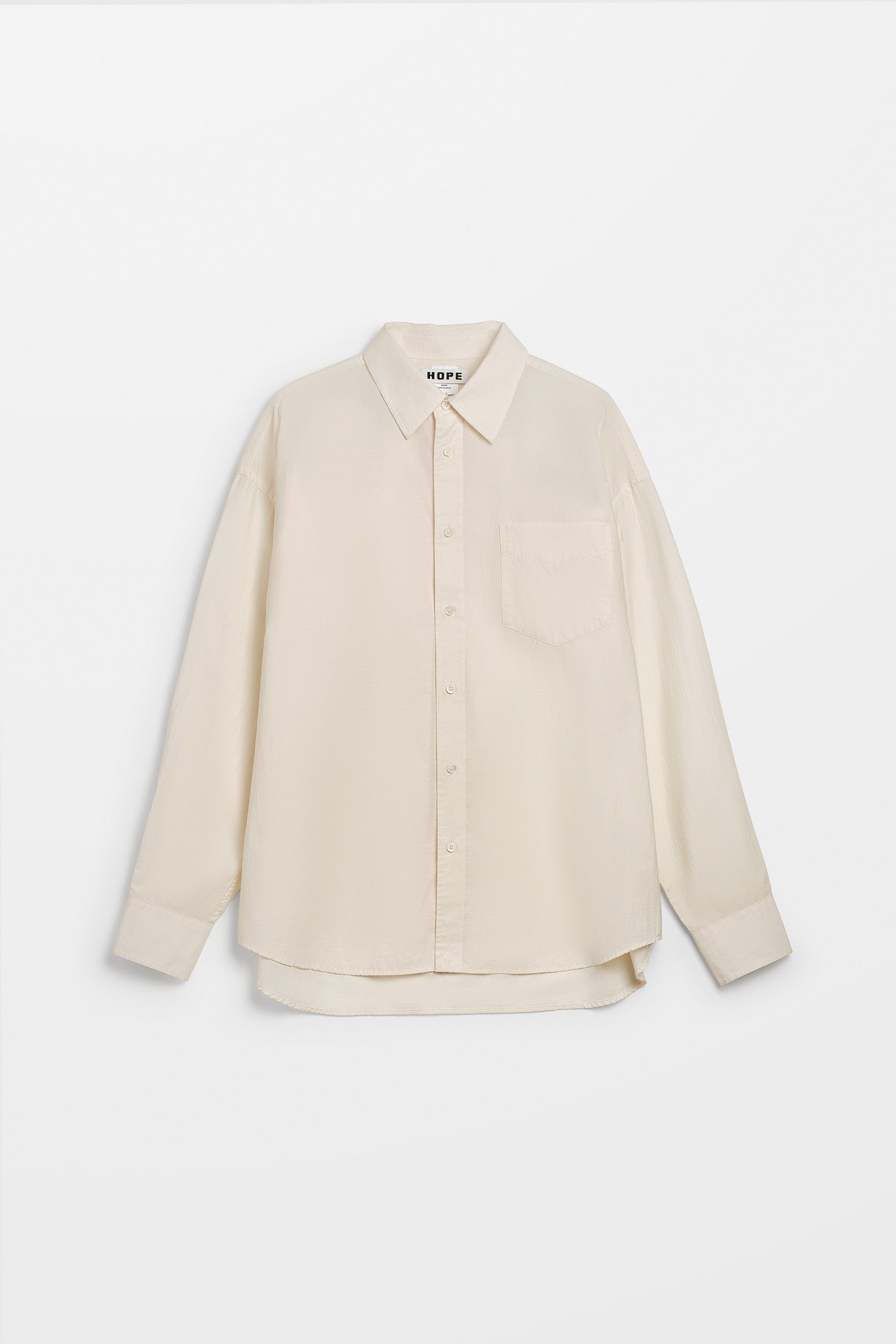 Wide Fit Shirt - Room Shirt in Raw White – HOPE STHLM