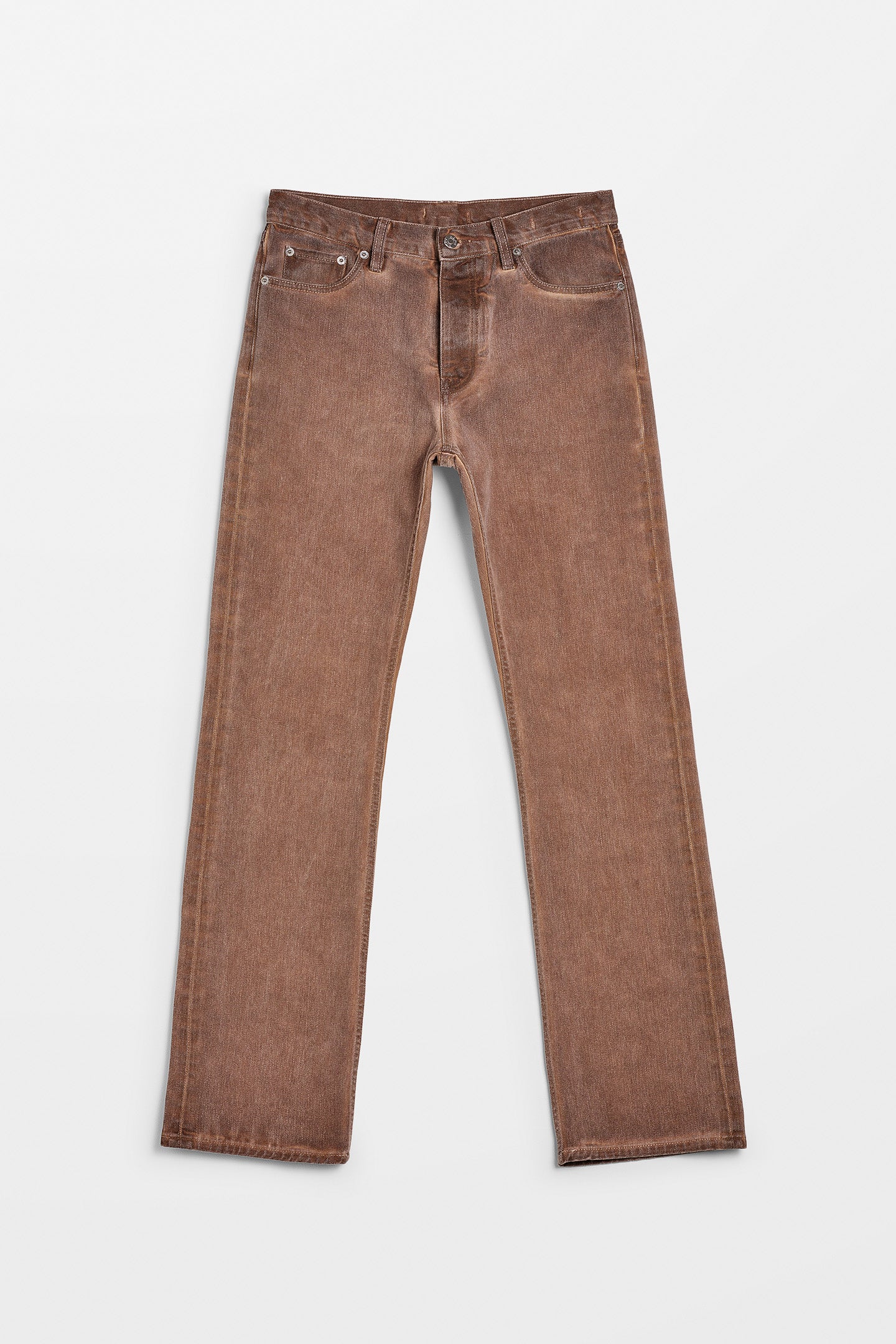 Relaxed Bootcut Rush Jeans in Brown Cold Dye – HOPE STHLM