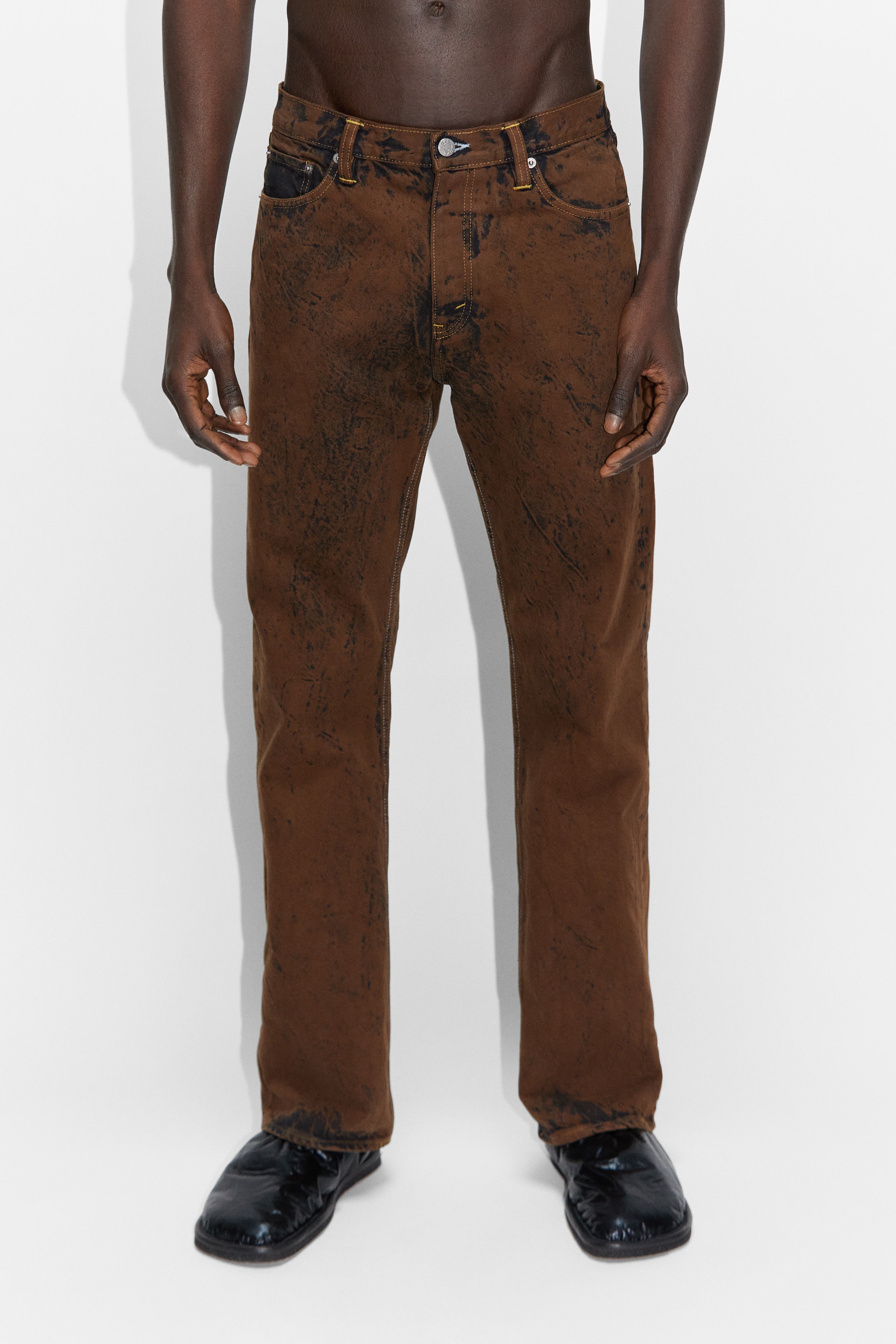 HOPE Relaxed Acid Jeans – in STHLM Rush Bootcut Brown -