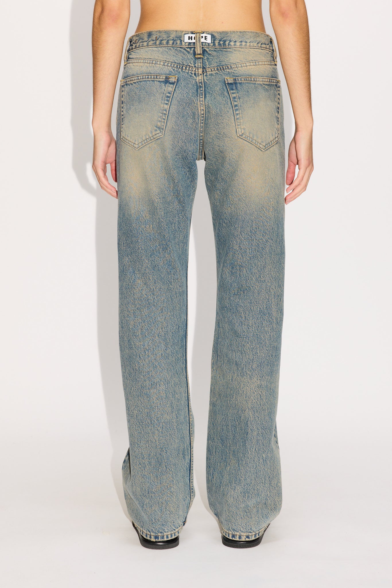 Relaxed Bootcut - Rush Jeans in Mid Grey Stone – HOPE STHLM