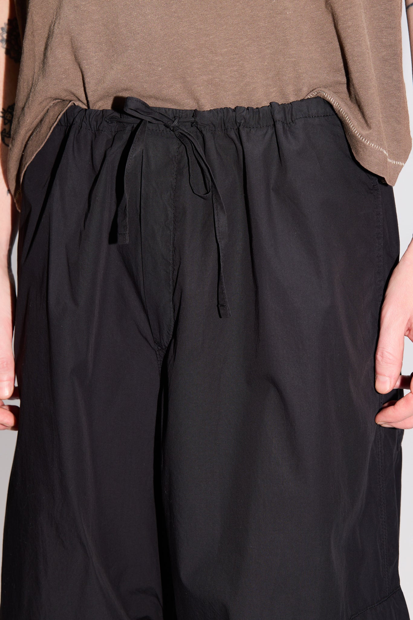 Loose Drawstring Trousers