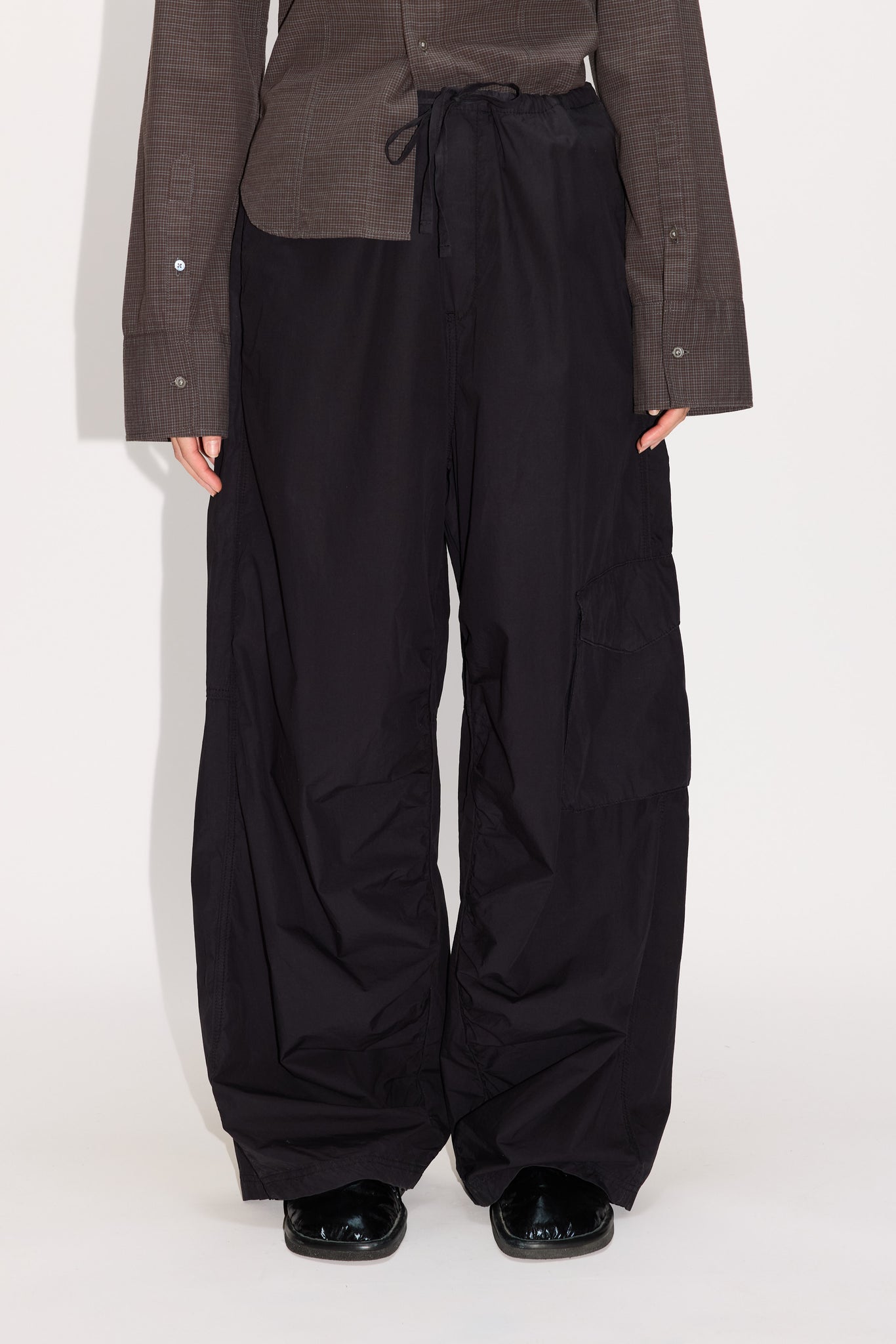 Loose Drawstring Trousers