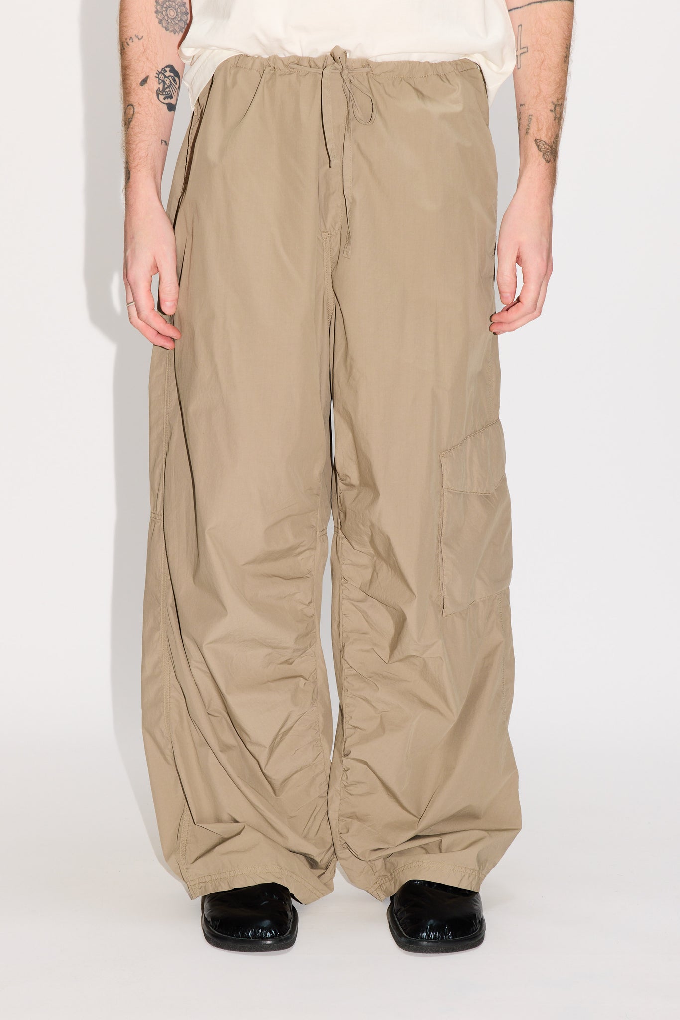 Loose Drawstring Trousers
