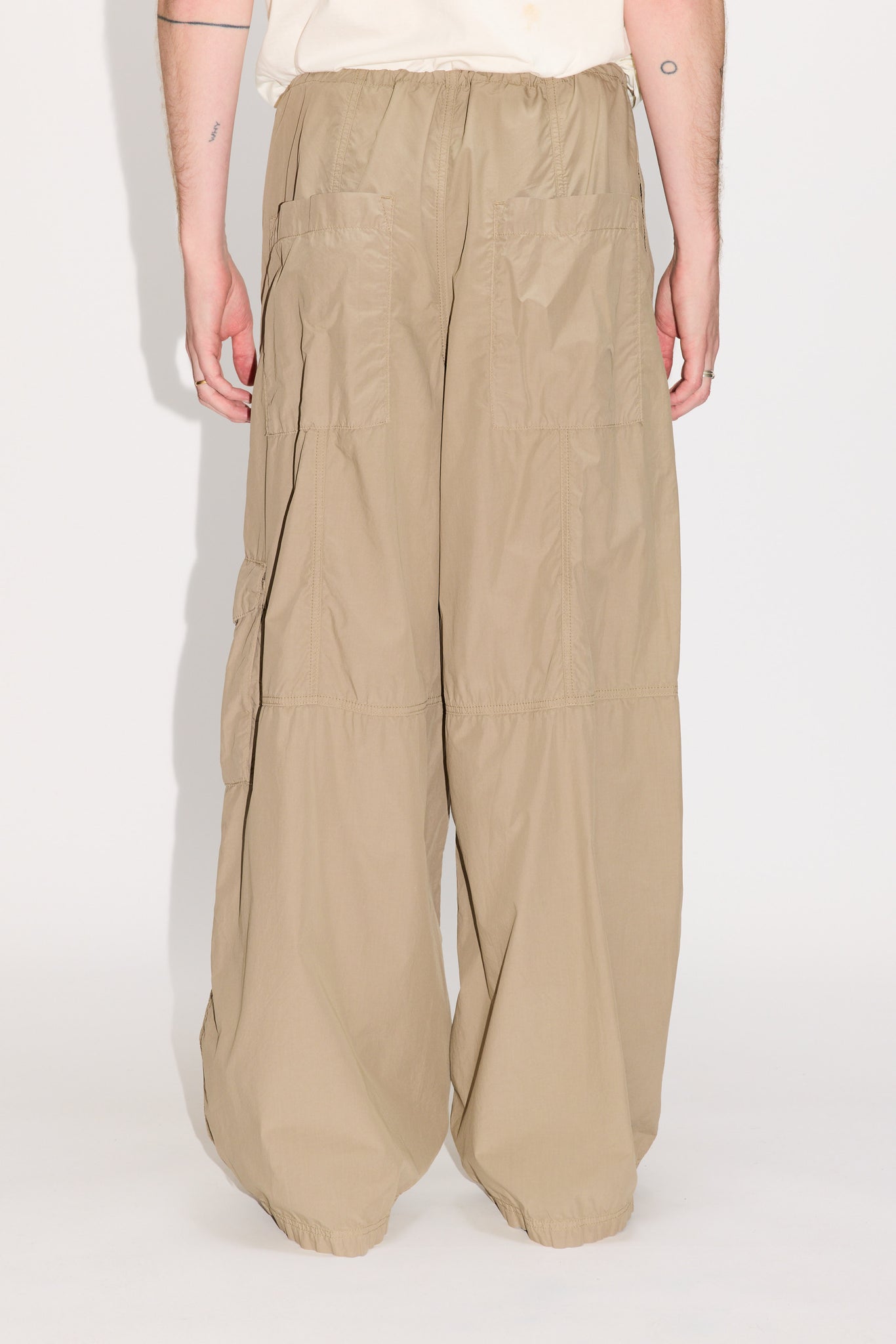 Loose Drawstring Trousers