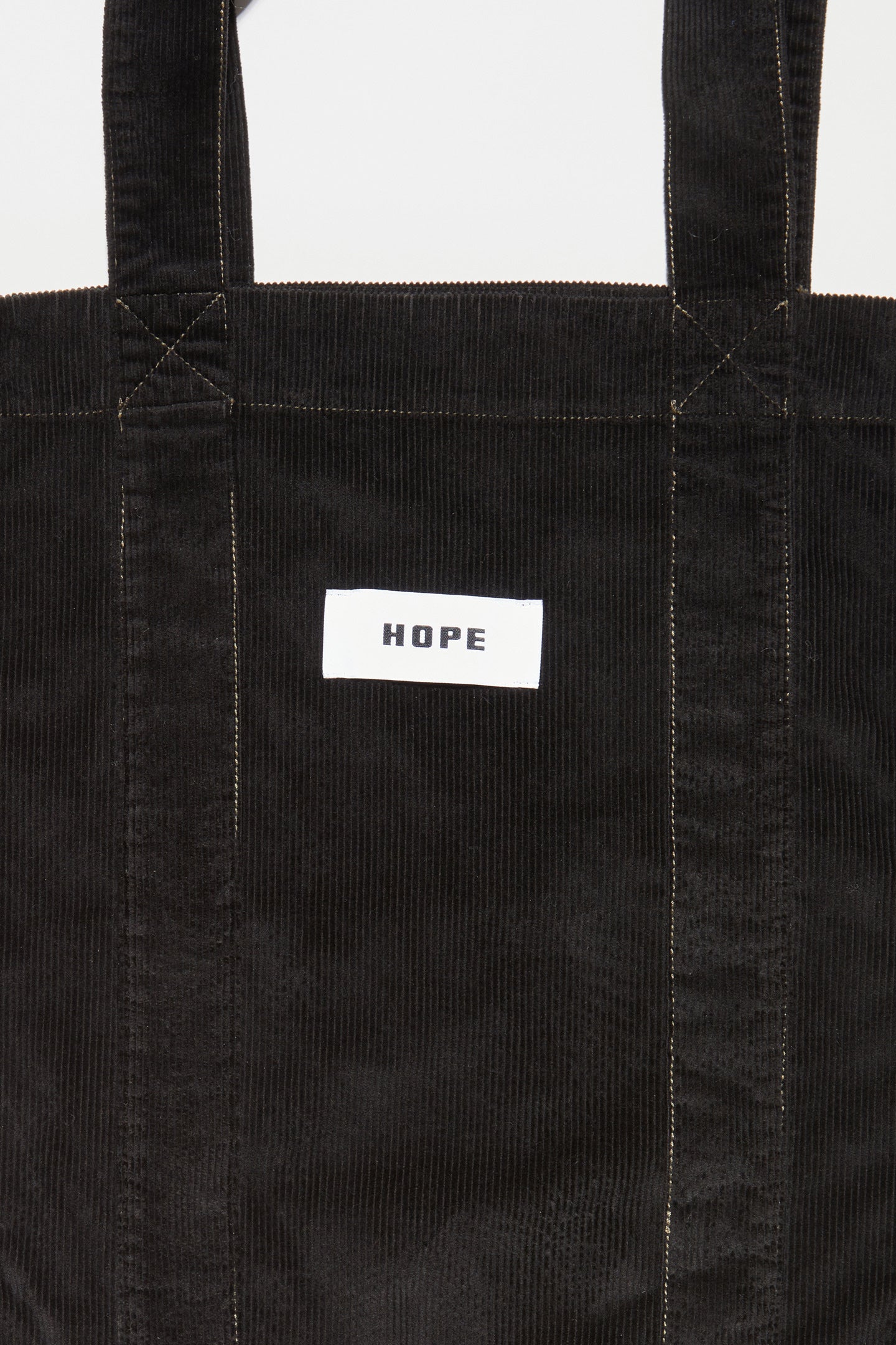 Tote Bag - Everyday Tote in Black Smooth Cord – HOPE STHLM