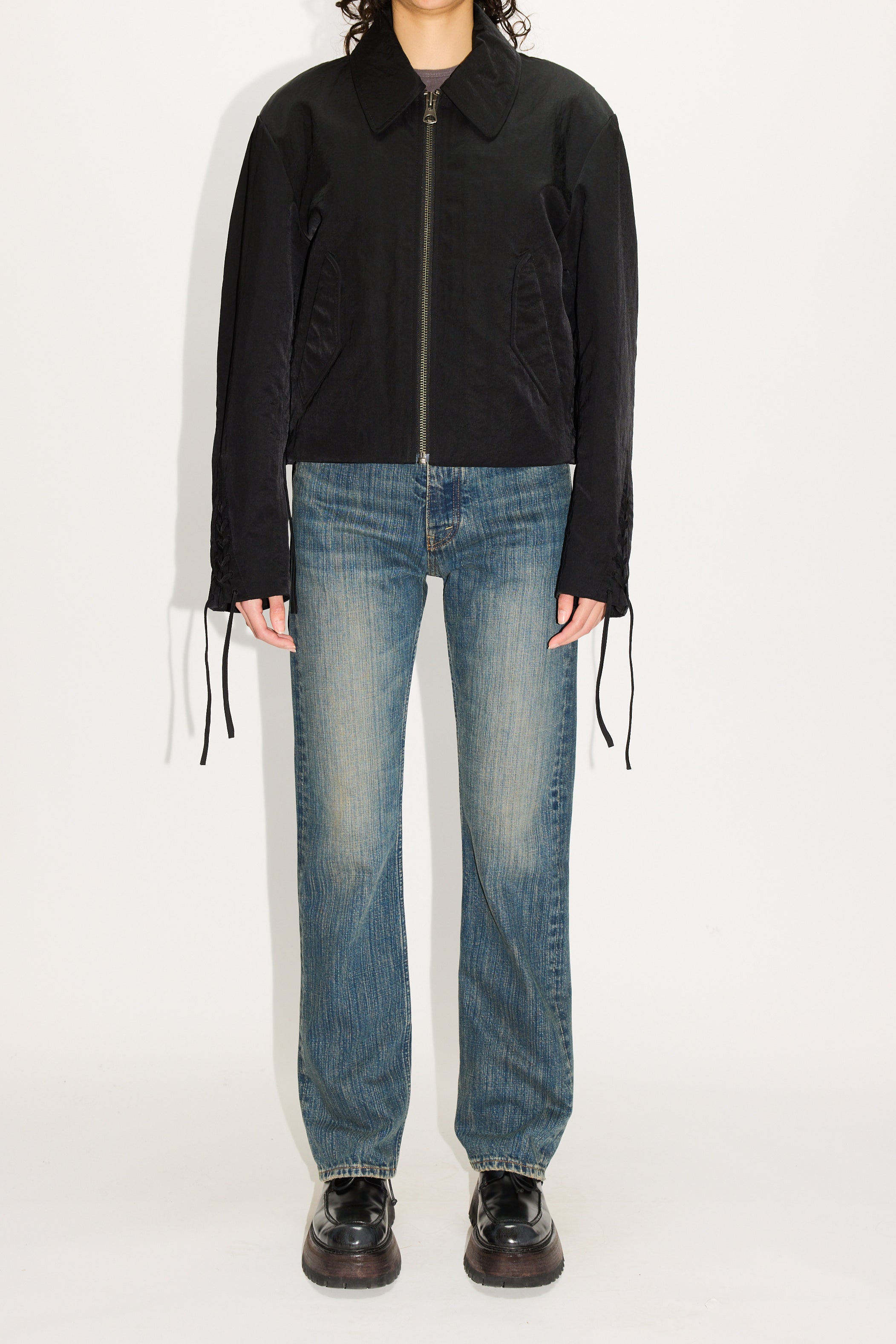 VESP COLLER FUR JKT ブラック ジャケット VESP COLLER FUR JKT ブラック ジャケット