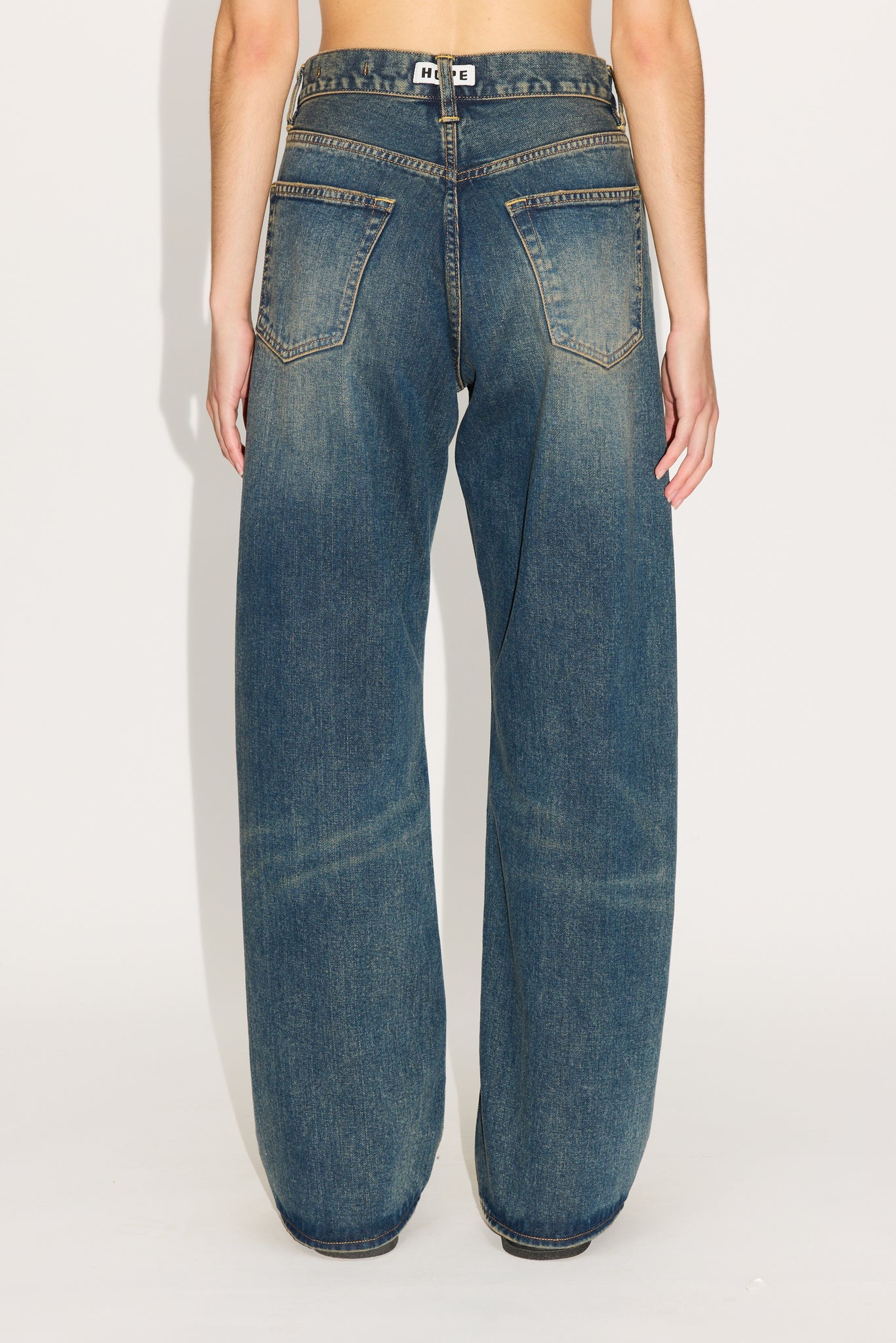 Loose-fit Jeans in Dusty Blue Vintage – HOPE STHLM