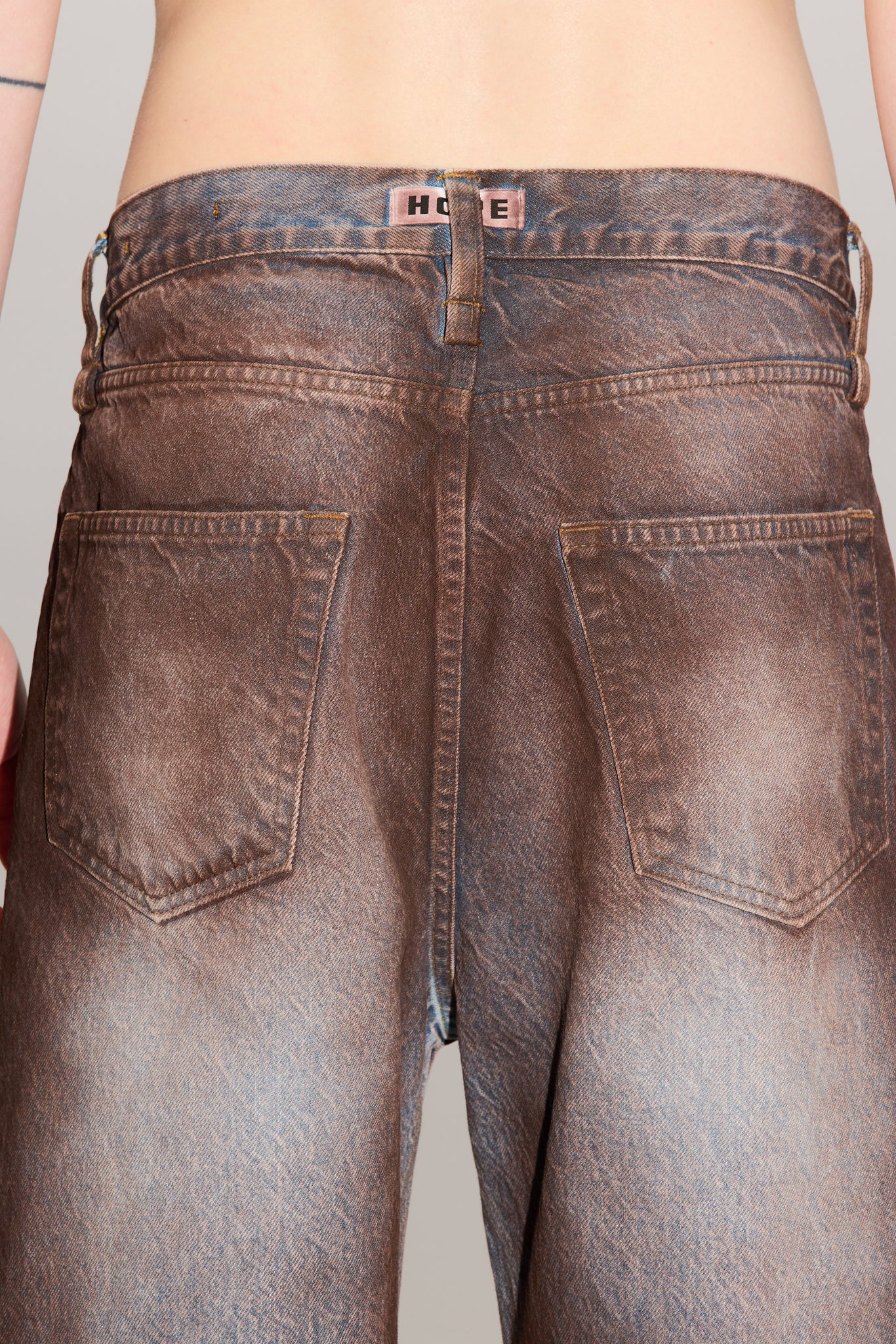 Wide-leg Jeans in Vintage Clay Coat – HOPE STHLM