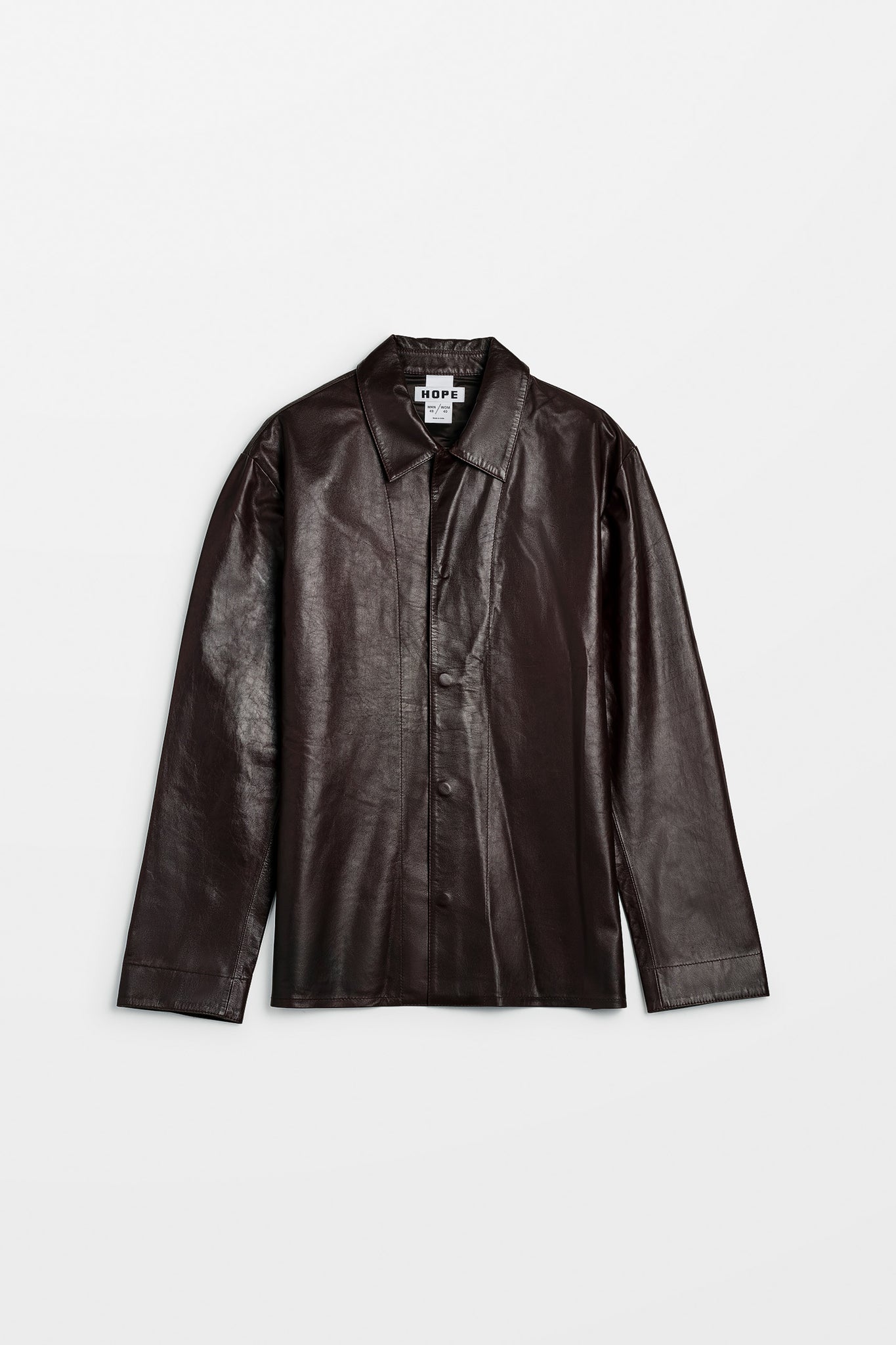 Relaxed Leather Shirt