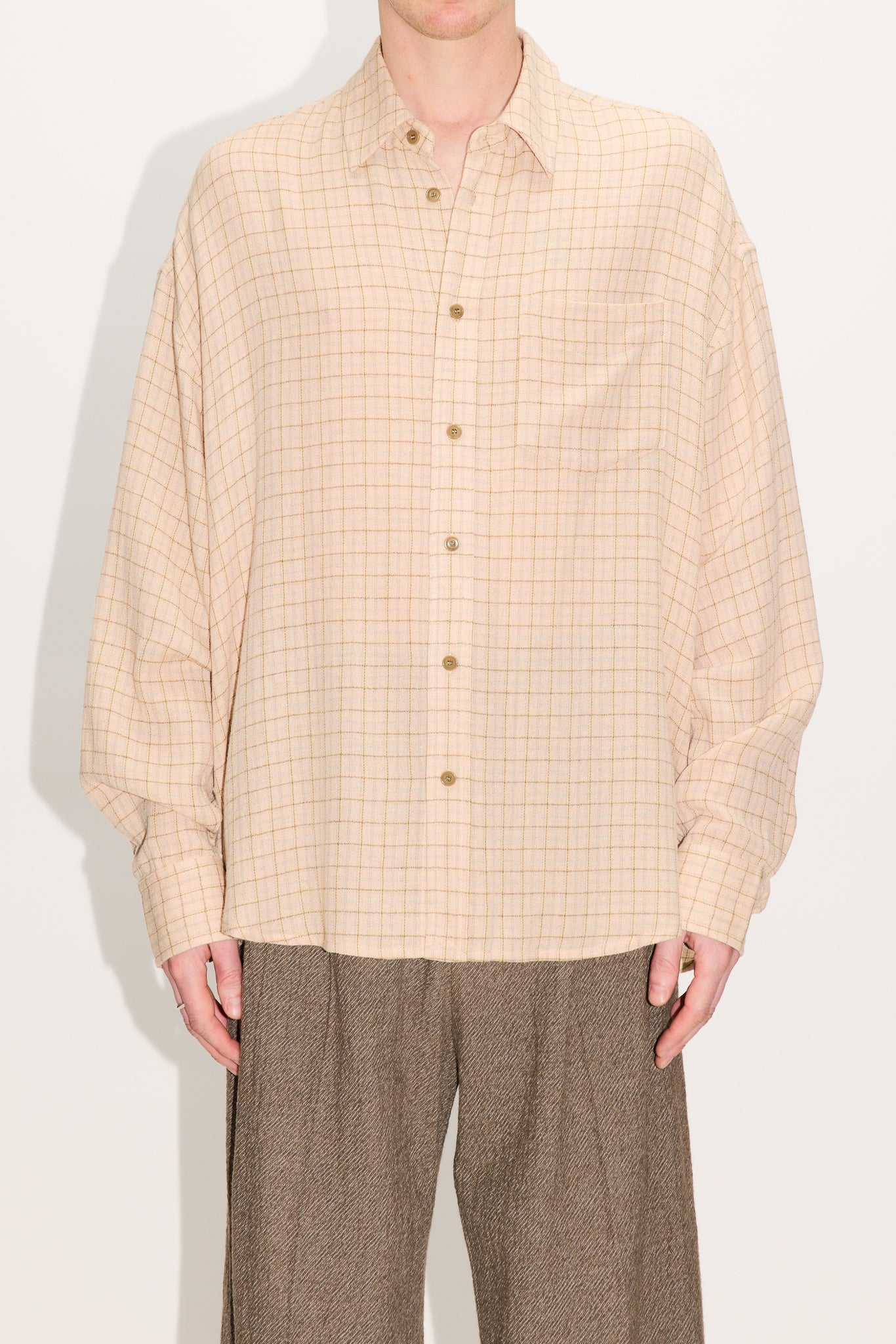 Wide Fit Shirt in Airy Pink Check – HOPE STHLM Wide Fit Shirt in Airy Pink Check – HOPE STHLM