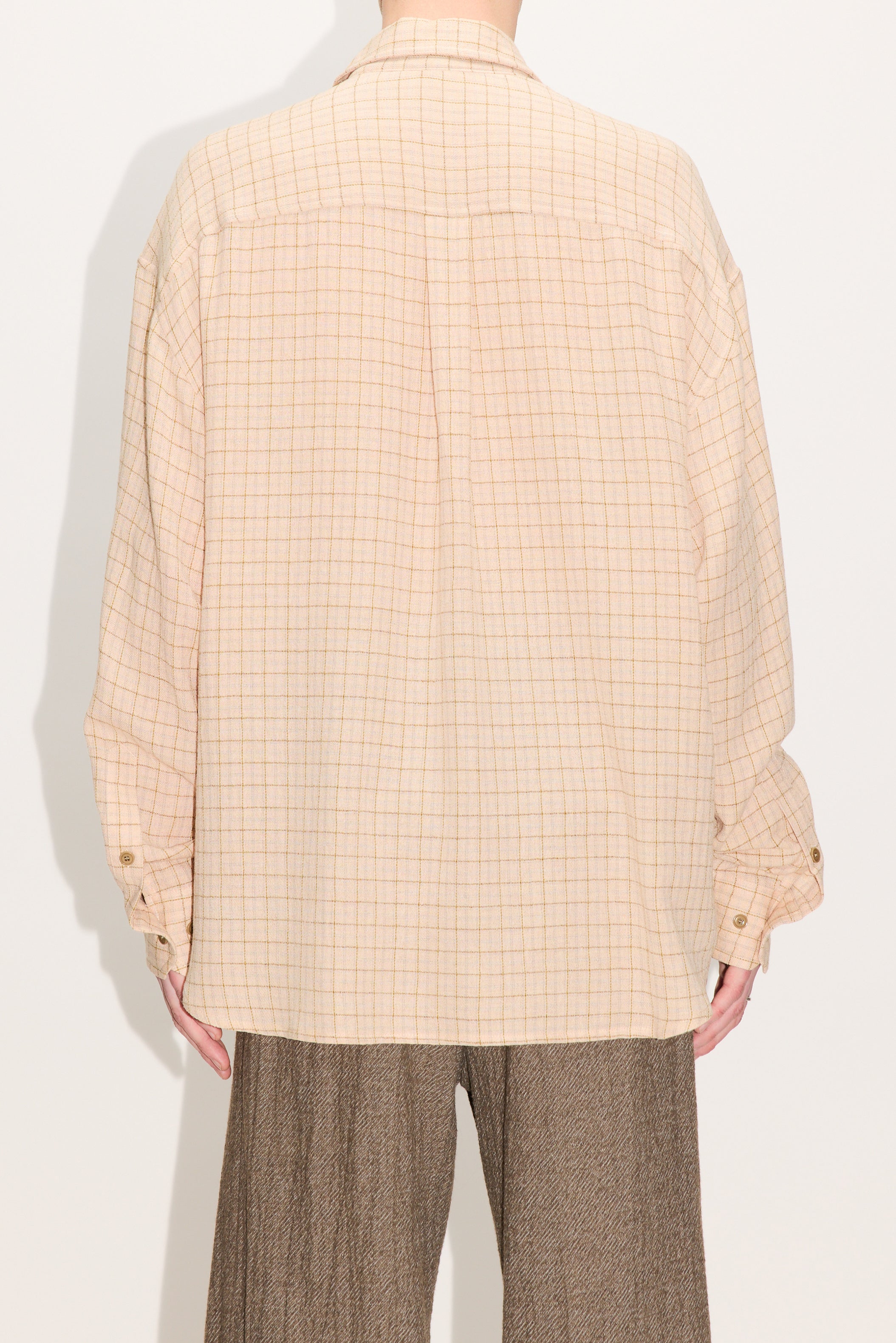 Wide Fit Shirt in Airy Pink Check – HOPE STHLM