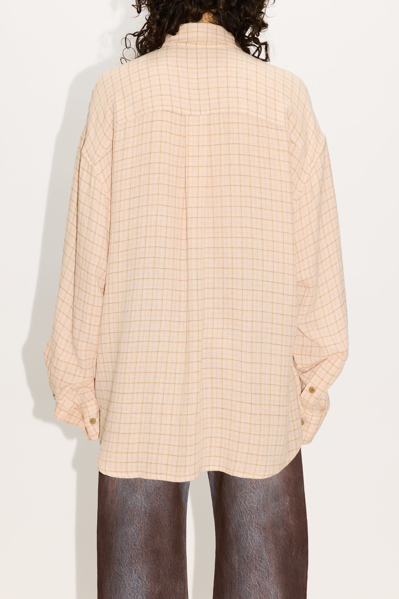 philme airy check shirt フリーサイズ 新品未開封品 AIRY WOOL CHECK SHIRT(FOREST GREEN×NAVY) - H-L