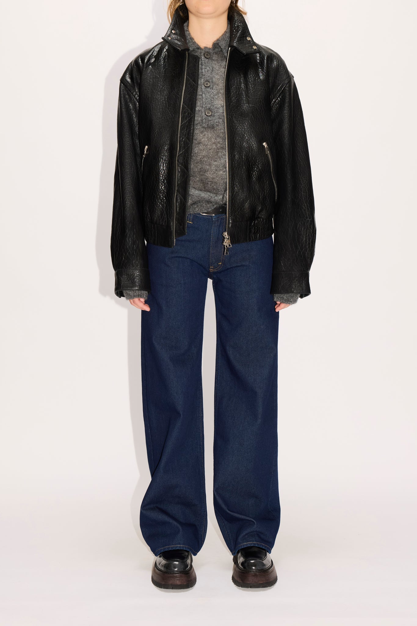 Leather Bomber Jacket – HOPE STHLM