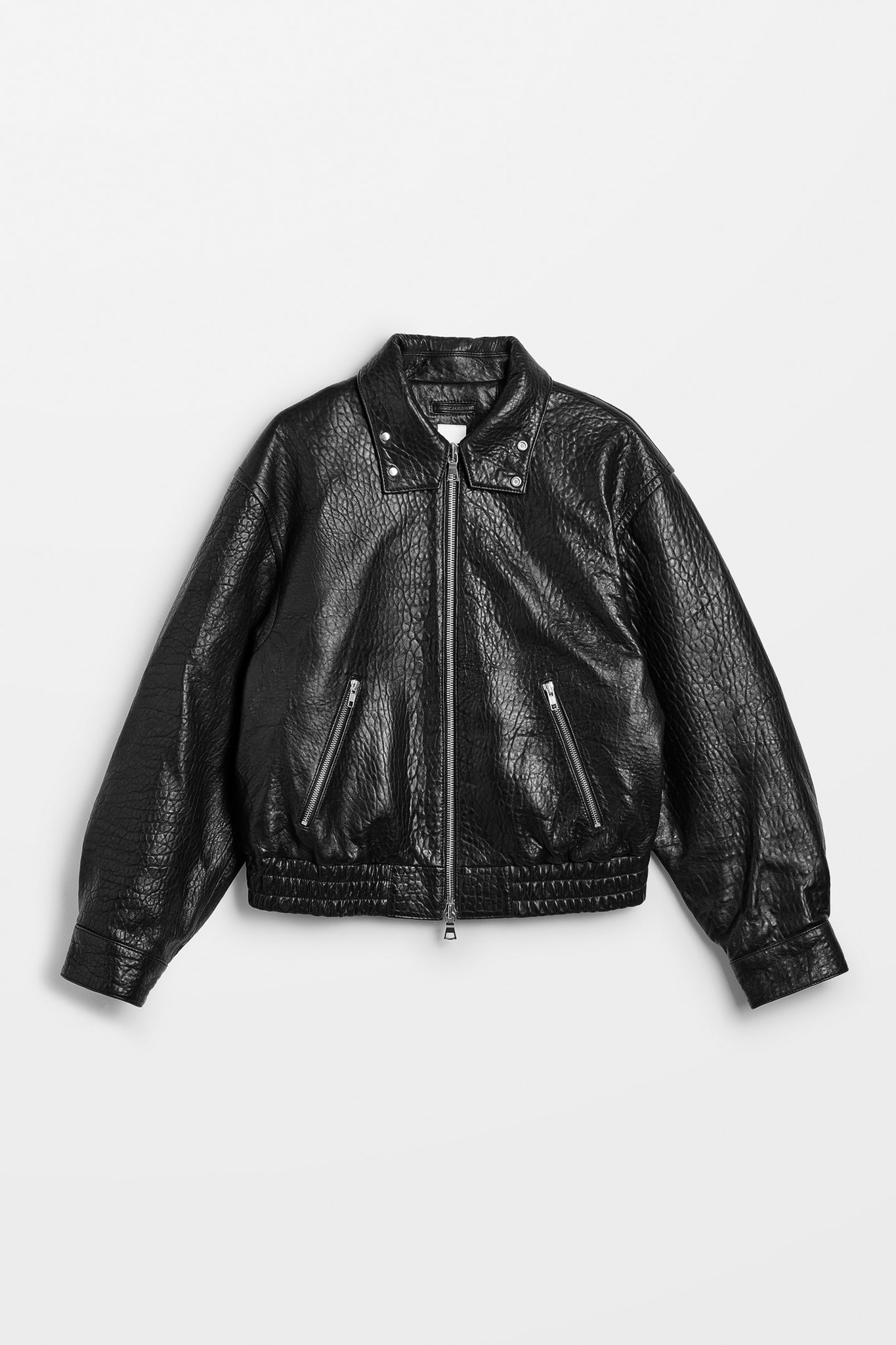 Leather Bomber Jacket