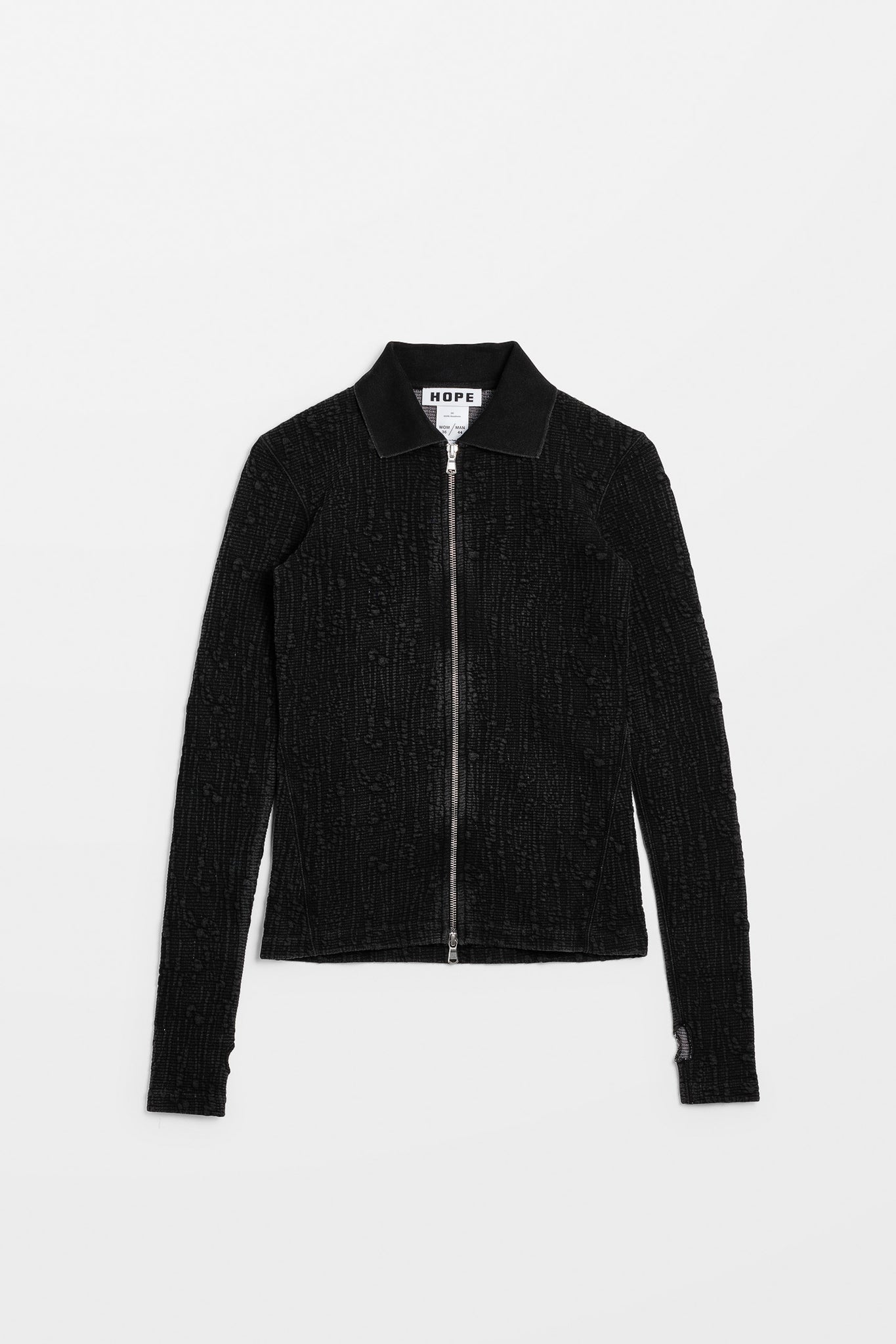 Slim-Fit Zip-Up Top
