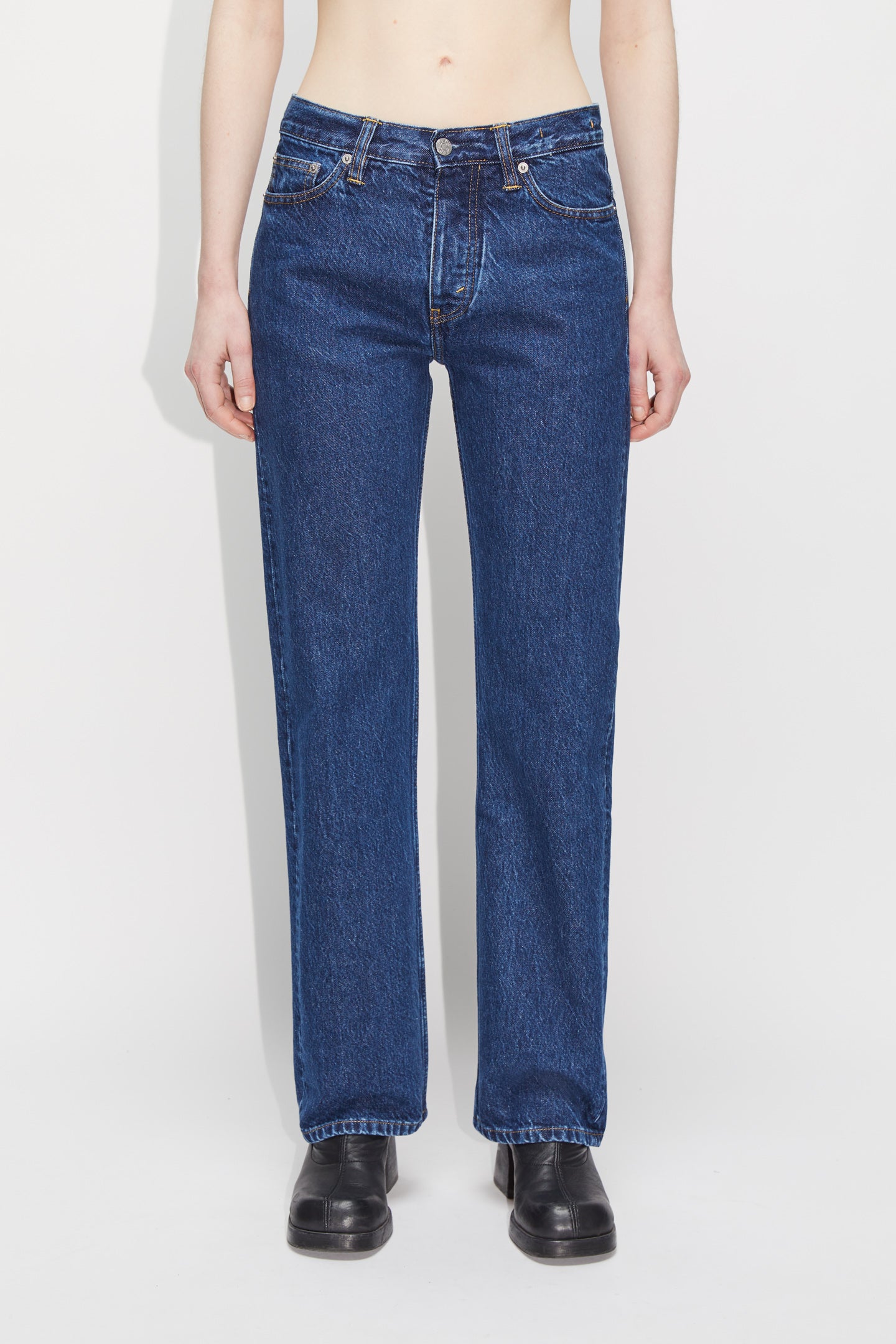 Wide-leg Jeans - Skid Jeans in Rinsed Black – HOPE STHLM