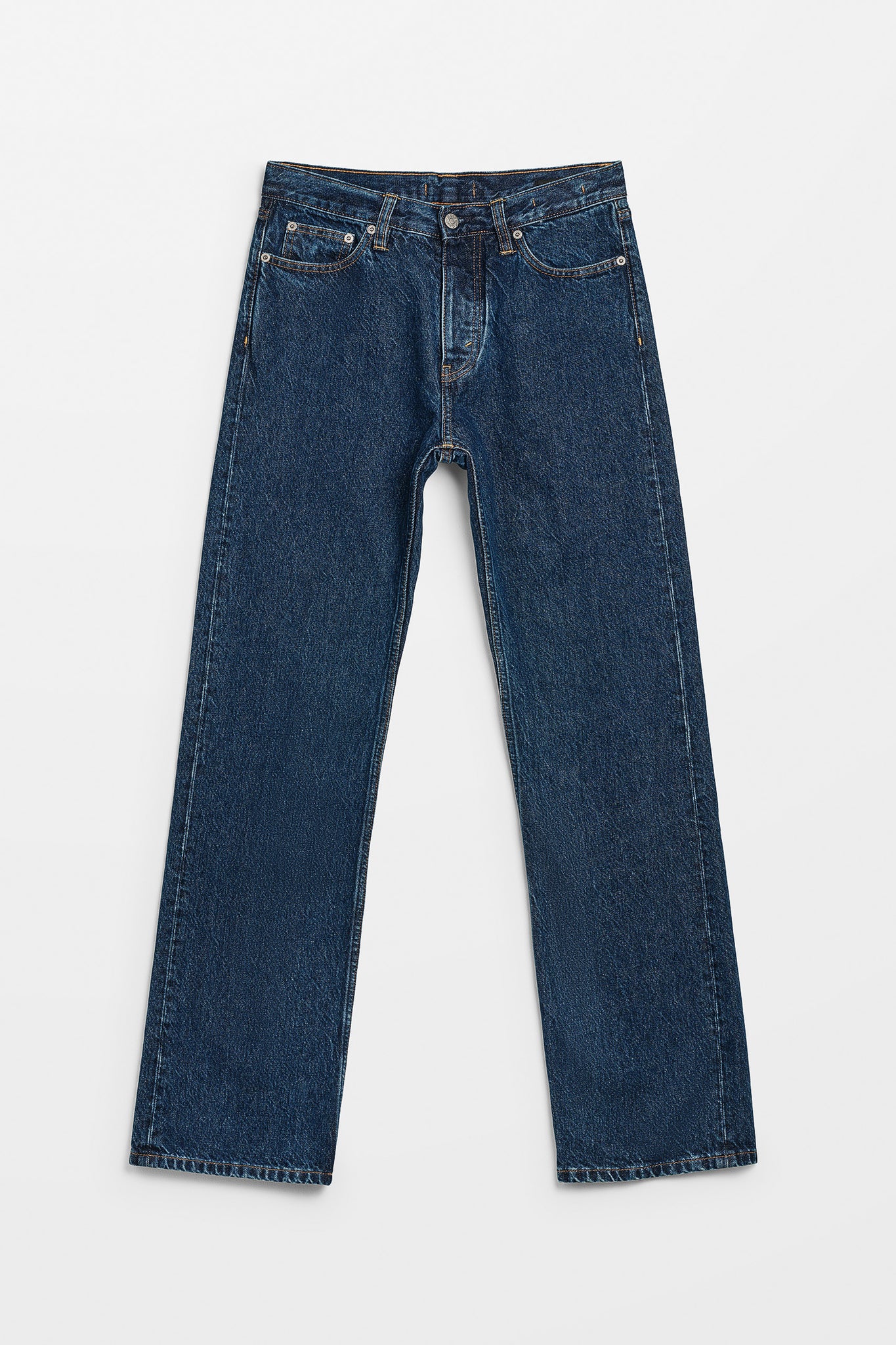Relaxed Bootcut Jeans . Rush Jeans in Dark Indigo Wash – HOPE STHLM