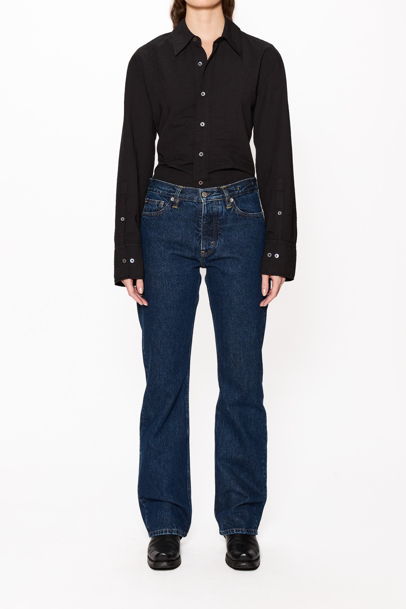 Hope Relaxed Bootcut Jeans HOPE: Blue Relaxed Bootcut Rush Jeans 