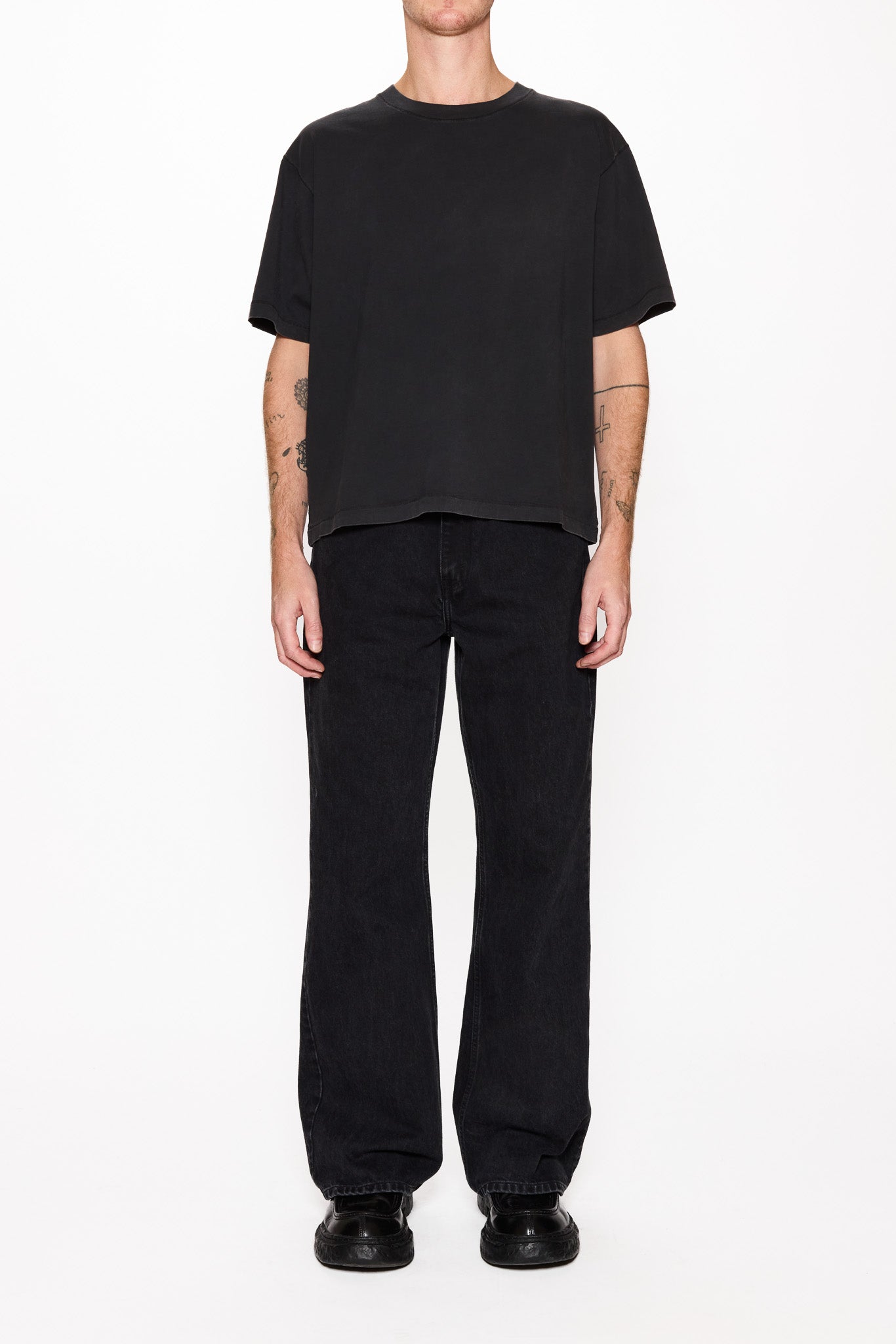 Beat Jeans - Bootcut Jeans in Washed Black – HOPE STHLM