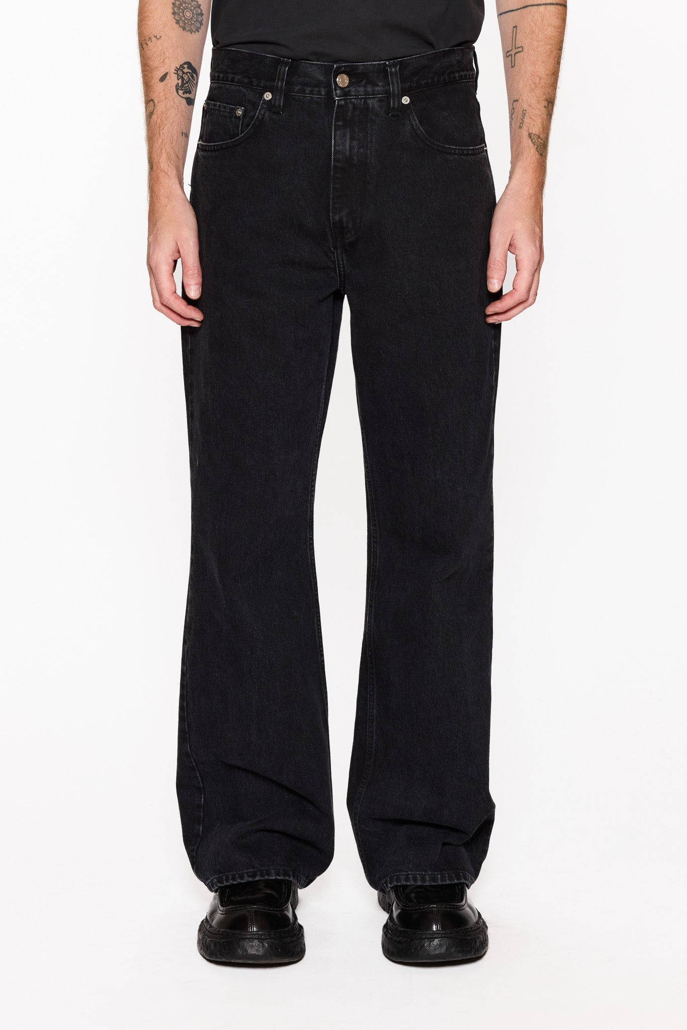 Beat Jeans - Bootcut Jeans in Washed Black – HOPE STHLM