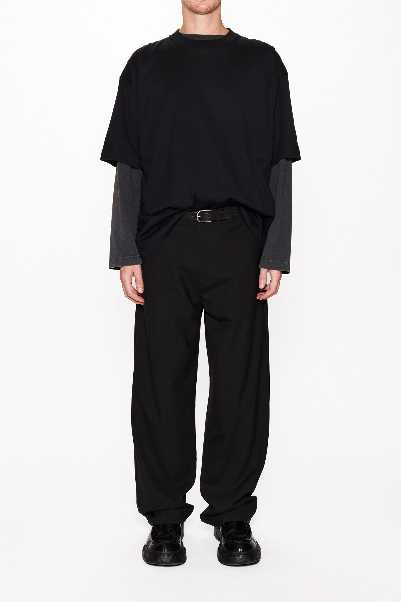 Wide-leg Suit Trousers in Black – HOPE STHLM
