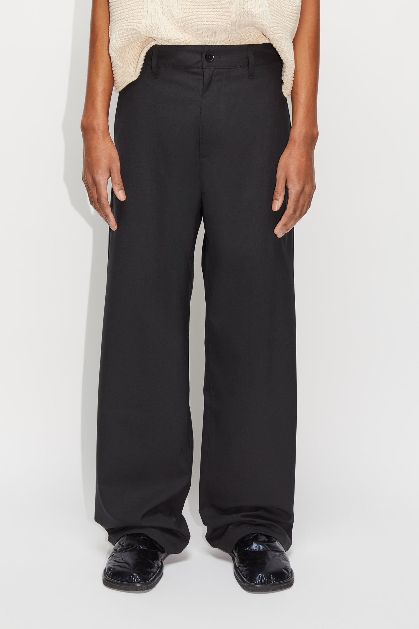 Wide-leg Suit Trousers