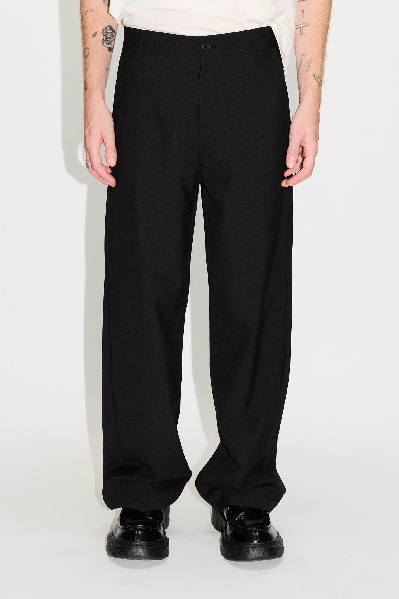 Wide-leg Suit Trousers