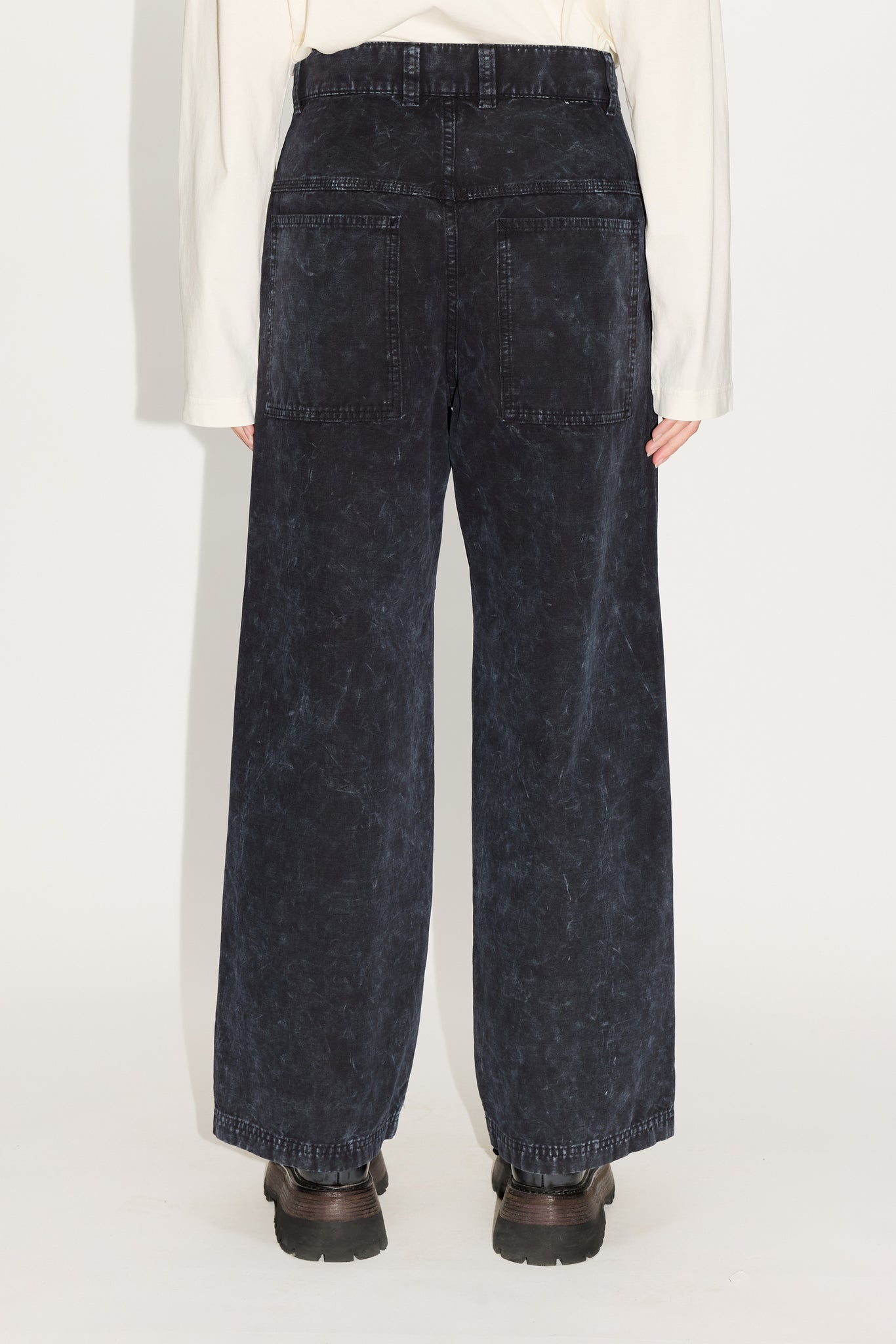 Workwear Trousers - Stamp Trousers in Black Marble – HOPE STHLM