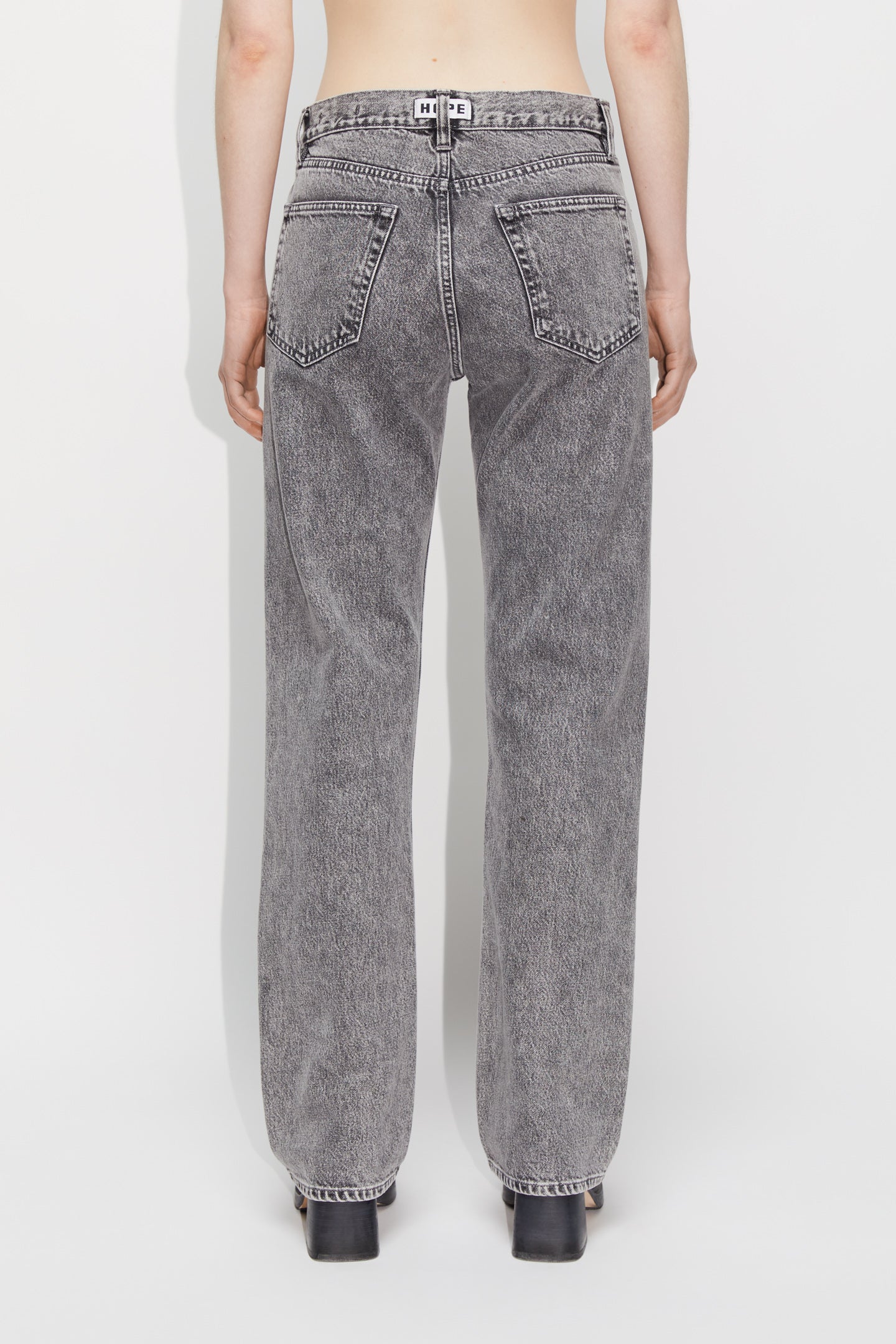【BOHEMIAN SEOUL】24FW SIDE POCKET BOOTCUT JEANS (DEEP GRAY) 2ND REORDER ] SIDE POCKET BOOTCUT JEANS, DEEP GRAY - bohemseo
