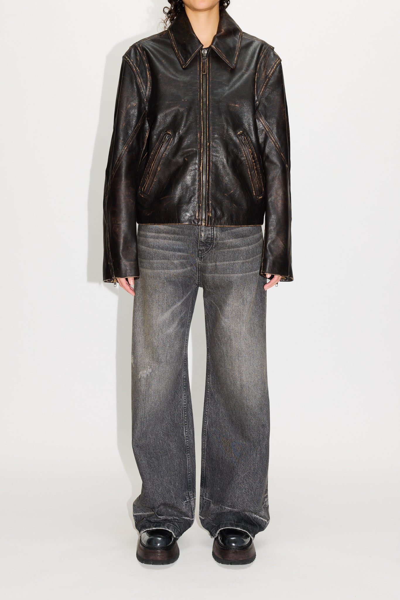 Boxy Leather Jacket – HOPE STHLM