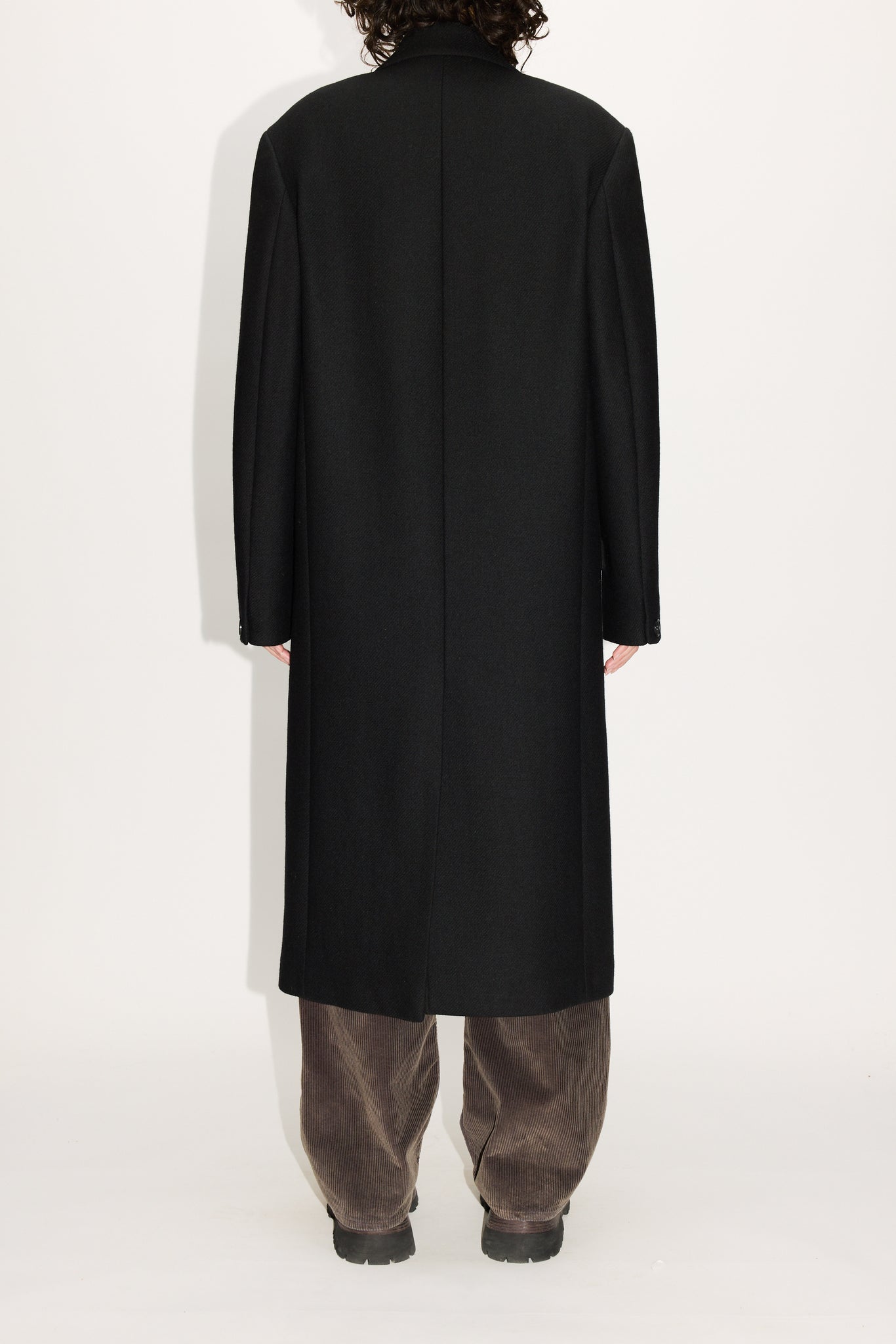 ジャケット・アウター HOPE STOCKHOLM TIME COAT Relaxed Double Breasted Coat - Time Coat in Black Twill – HOPE STHLM