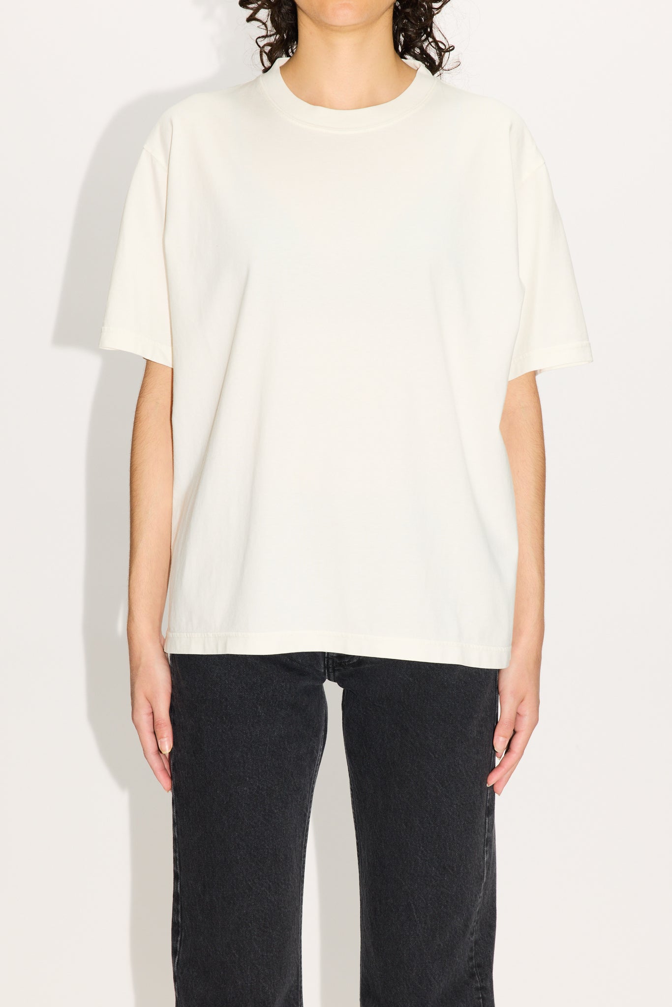 Boxy T-Shirt - Boxy Tee in Off White Jersey – HOPE STHLM