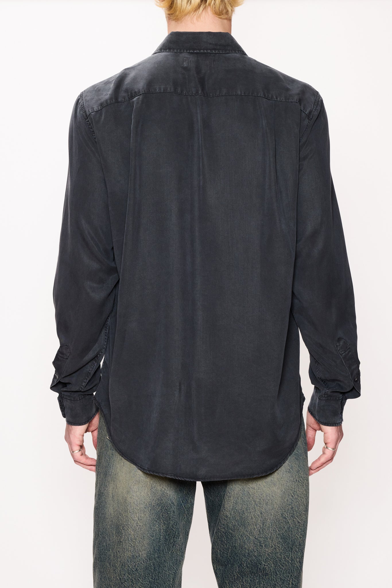 Regular Fit Shirt - Air Clean Shirt in Faded Black – HOPE STHLM