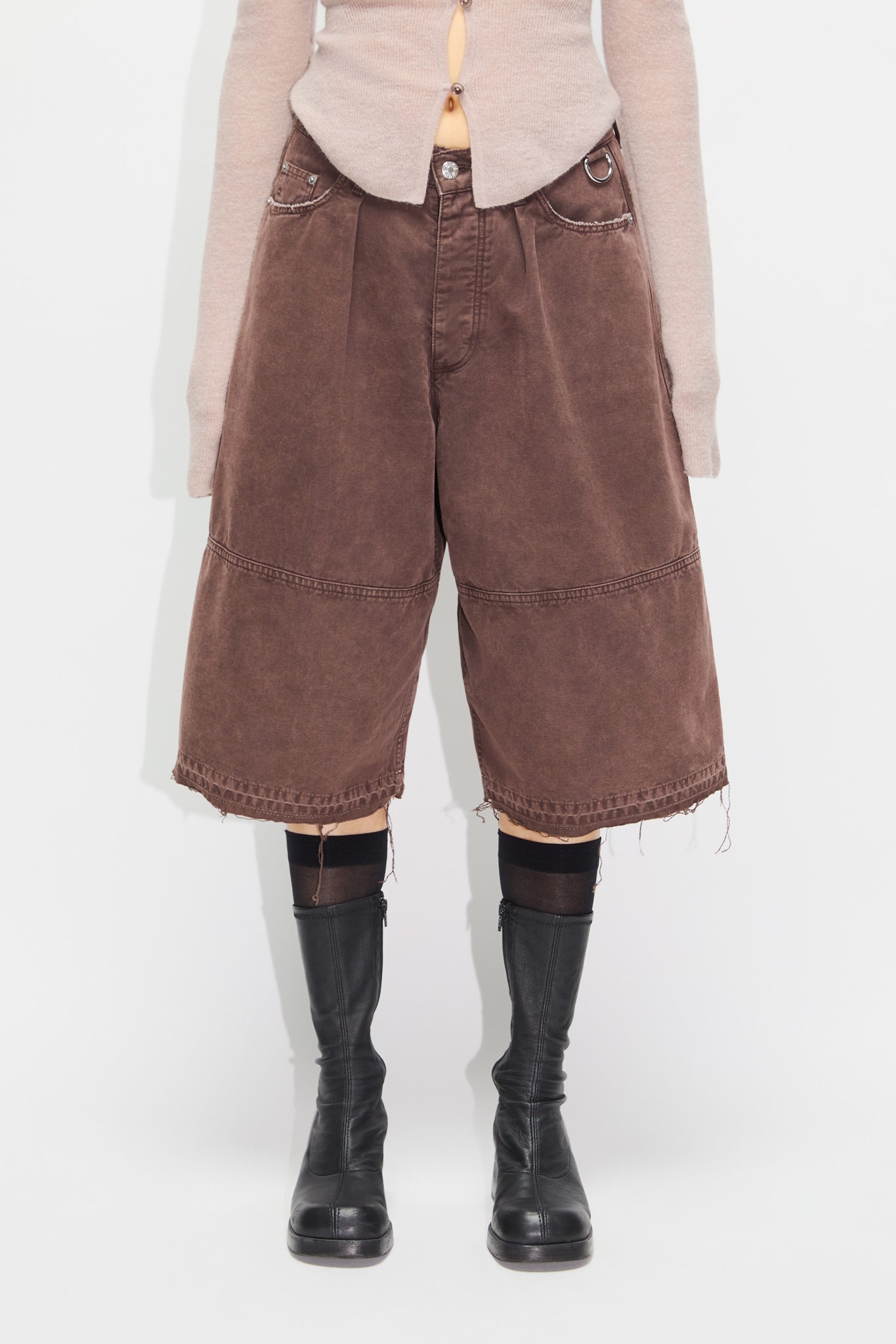 Oversized Shorts - Punt Shorts in Dark Brown – HOPE STHLM