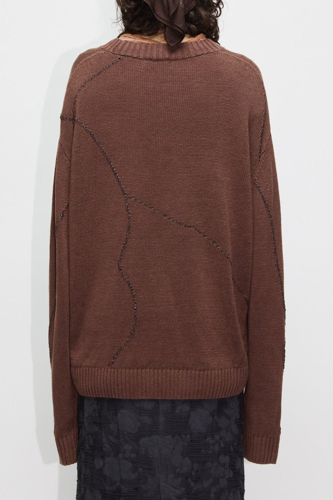 Linen Sweater - Cracked Sweater in Brown – HOPE STHLM