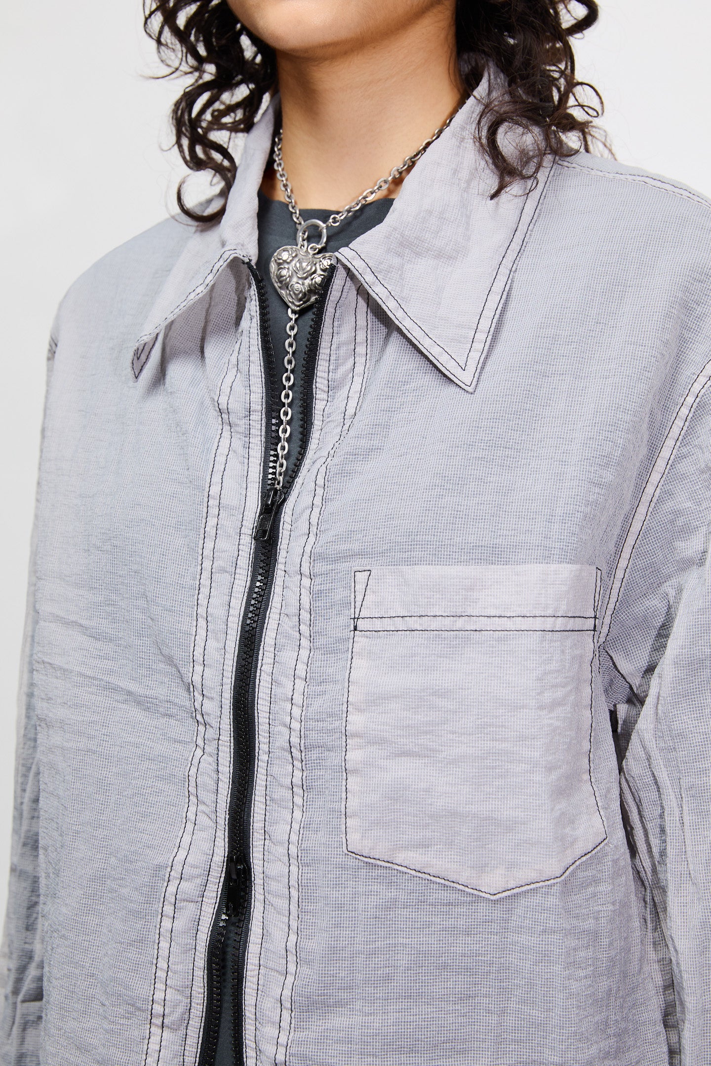 See-Through Shirt - Wilt Shirt in Cloud Grey – HOPE STHLM