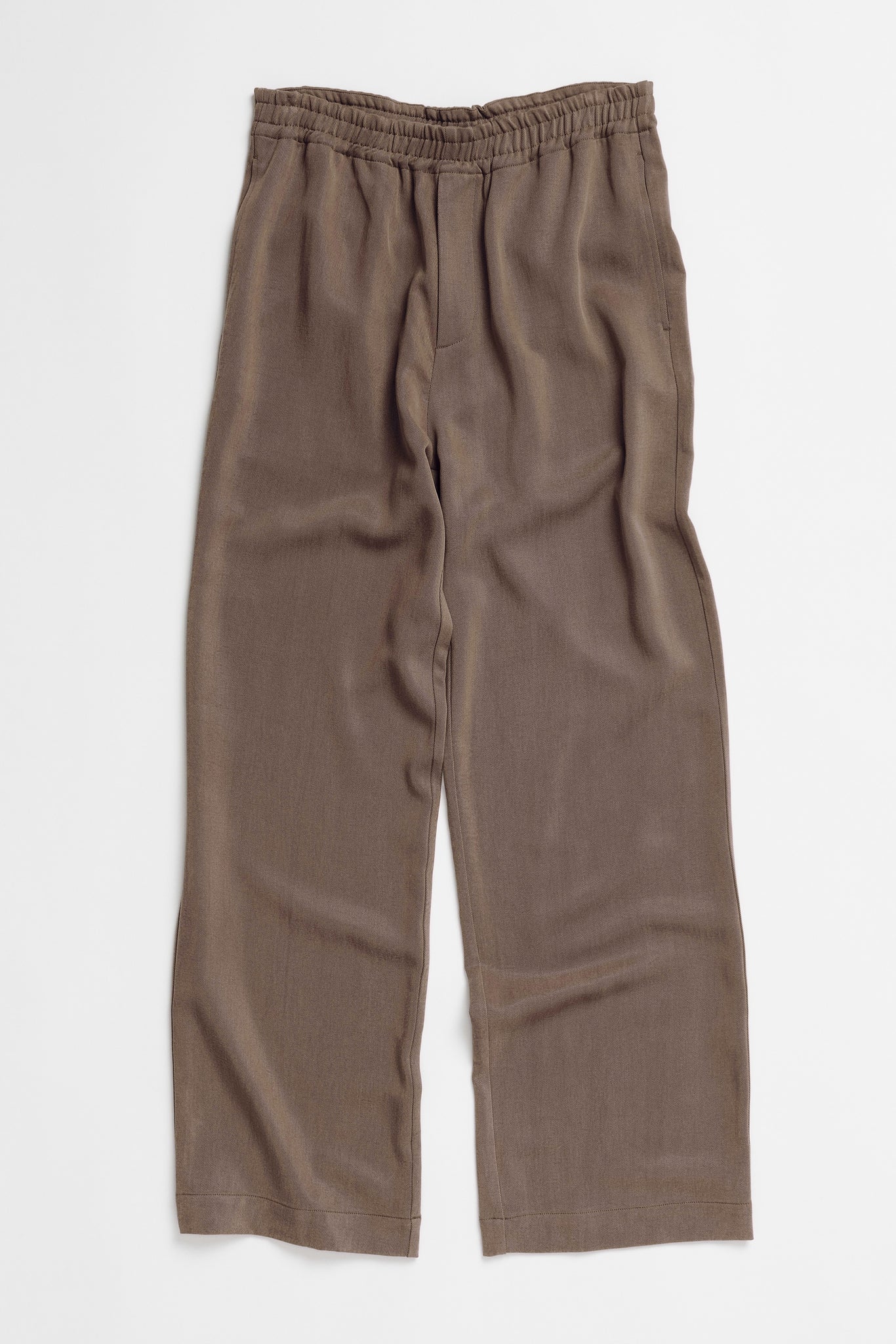 Elasticated Wide-leg Trousers