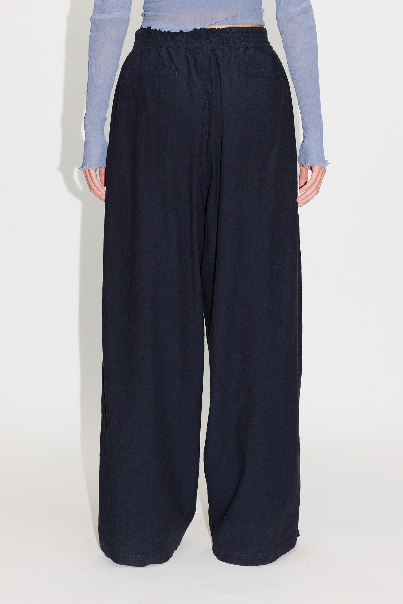 Loose Fit Elasticated Trousers