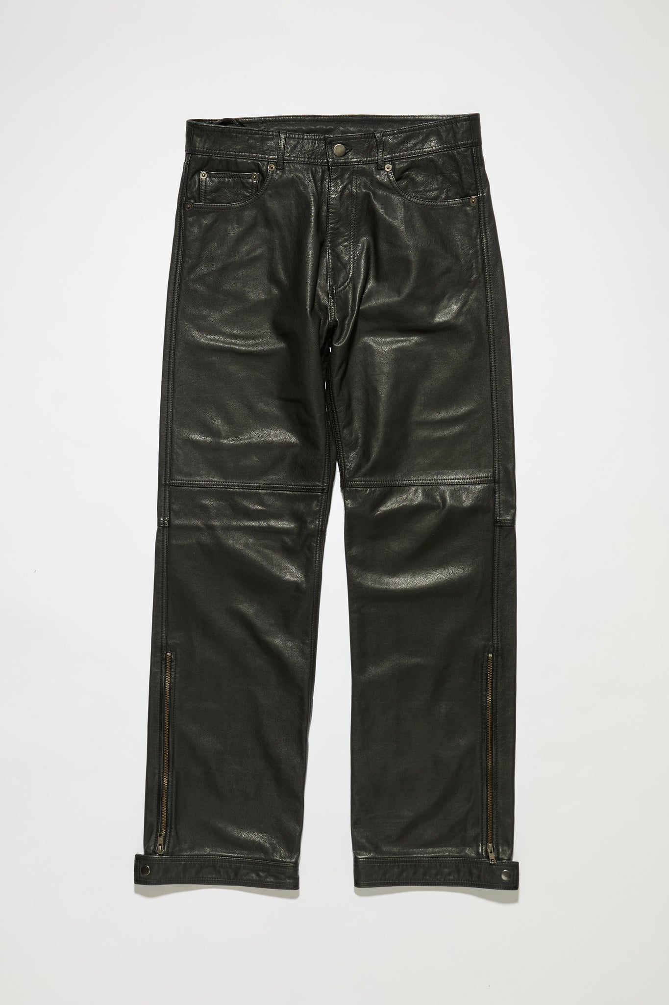 Leather Moto Trousers