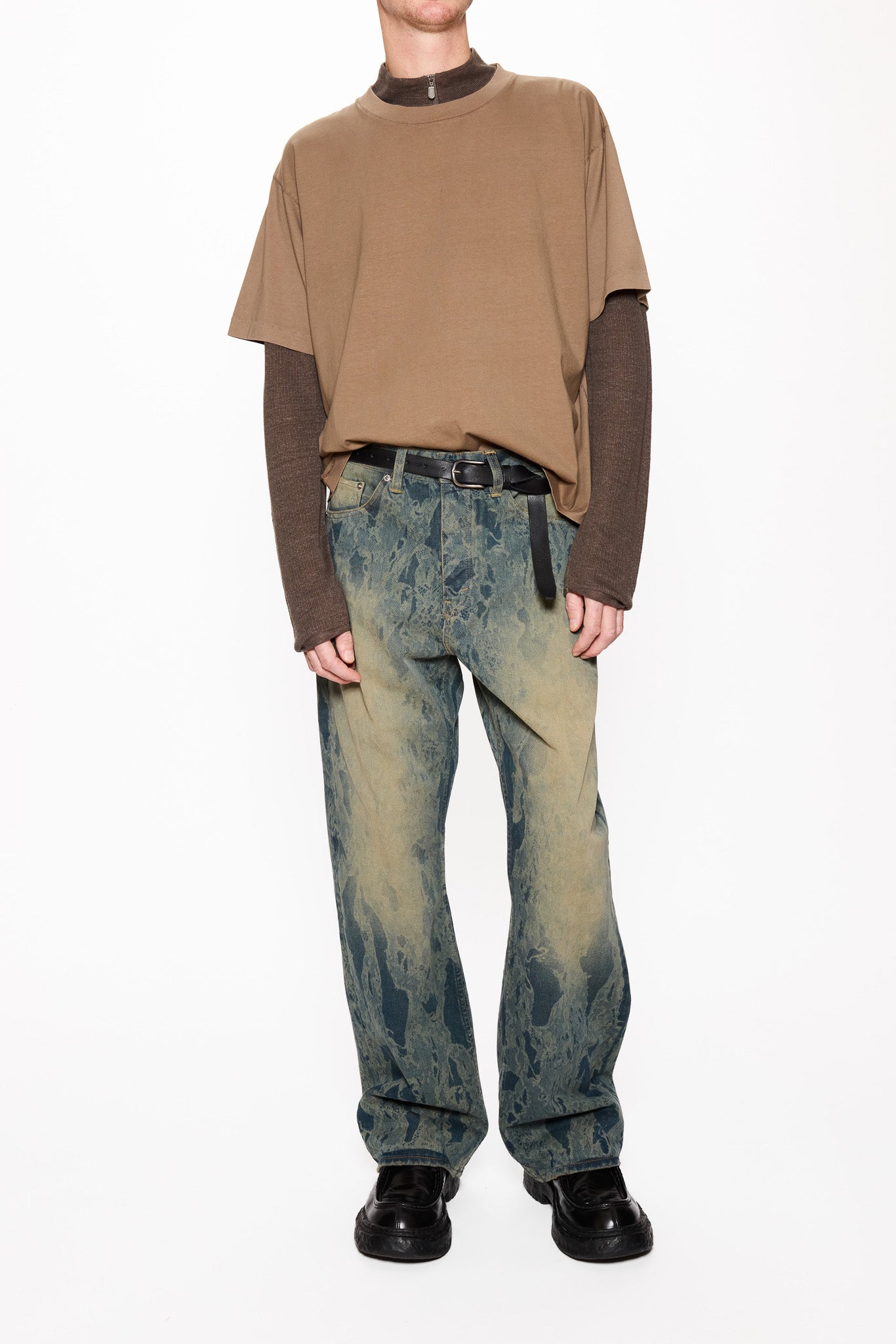 Loose-Fit Jeans in Lace Denim – HOPE STHLM