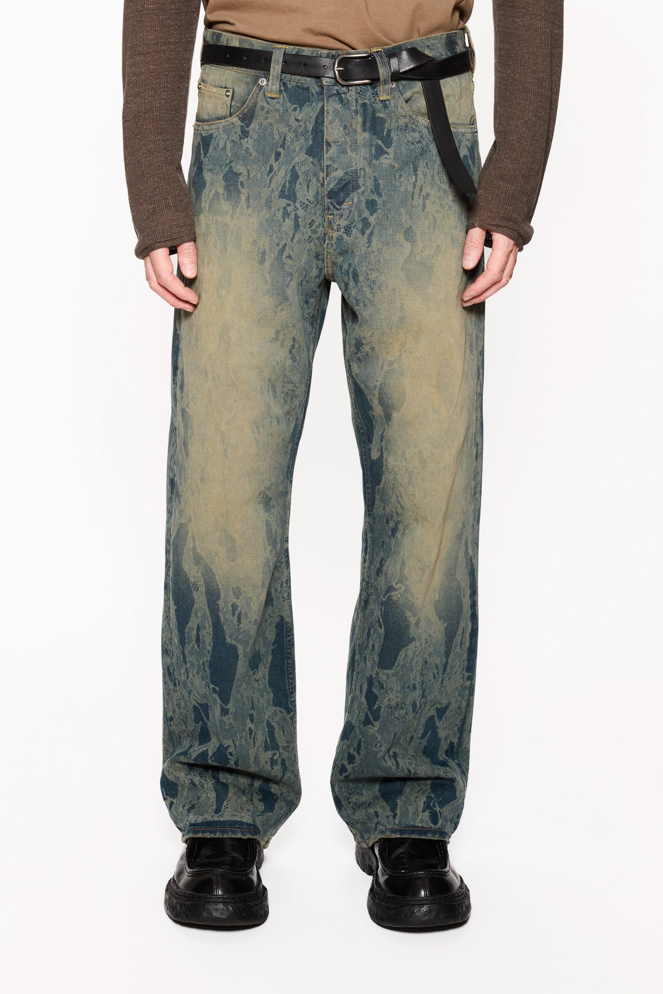 Loose-Fit Jeans in Lace Denim – HOPE STHLM