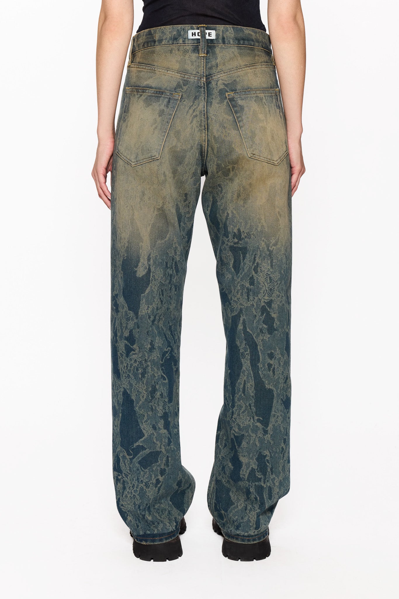 Loose-Fit Jeans in Lace Denim – HOPE STHLM
