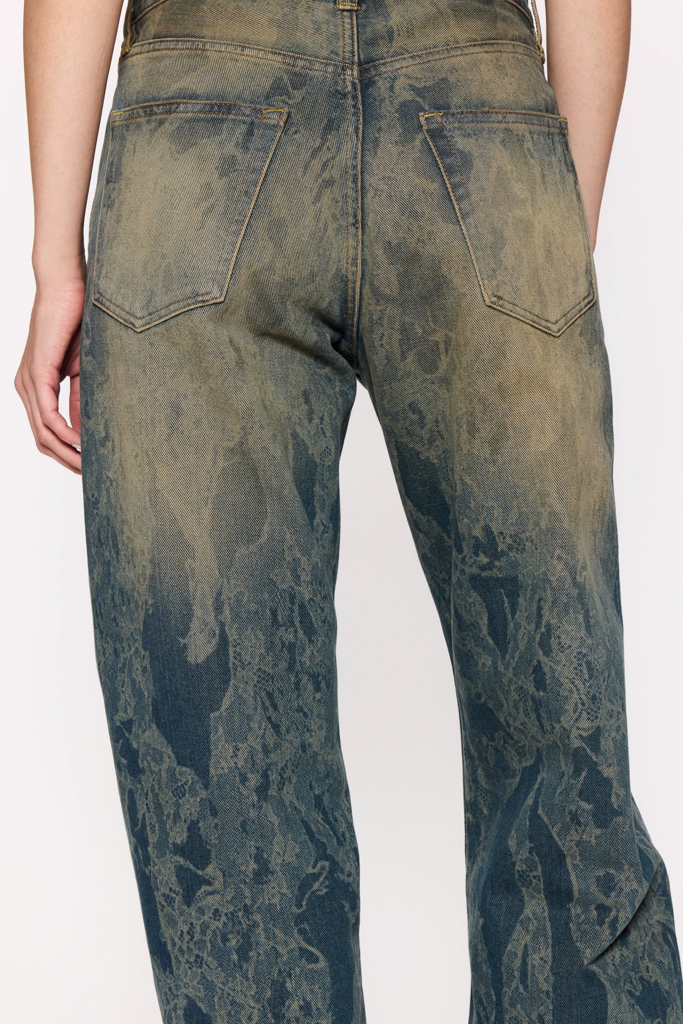 Loose-Fit Jeans in Lace Denim – HOPE STHLM