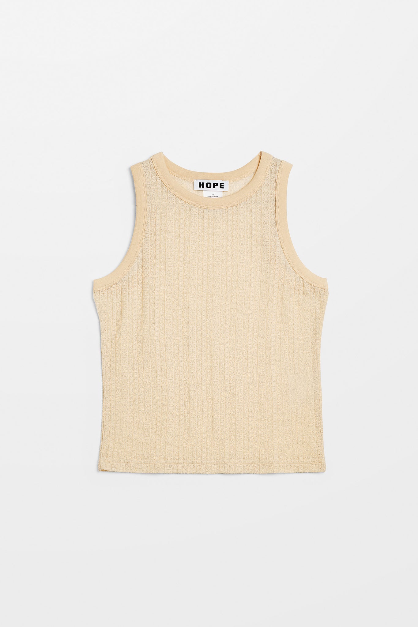 Tank Top in Ecru Lace Jersey – HOPE STHLM