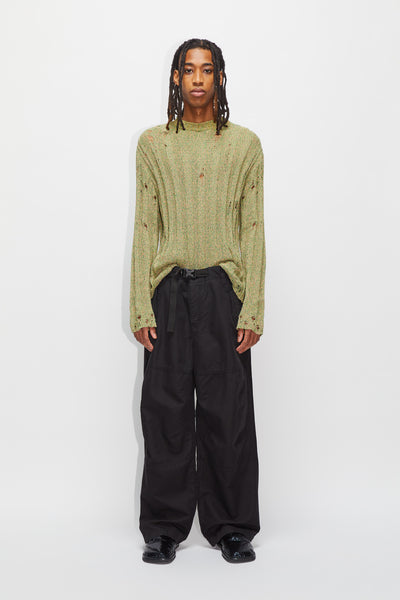 Black Wind Trousers by HOPE on Sale