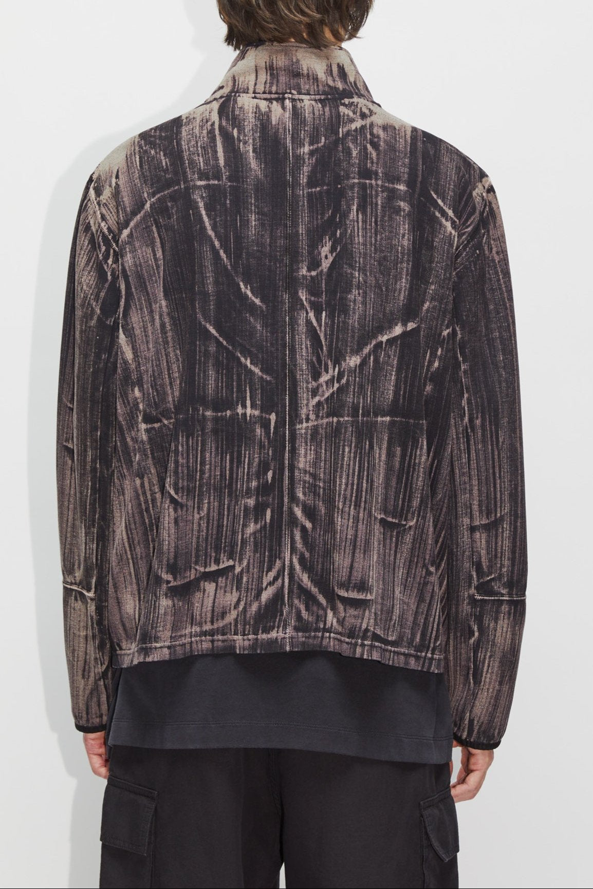 Zip-up Sweatshirt - Escape Sweatshirt in Black Brush Dye – HOPE STHLM